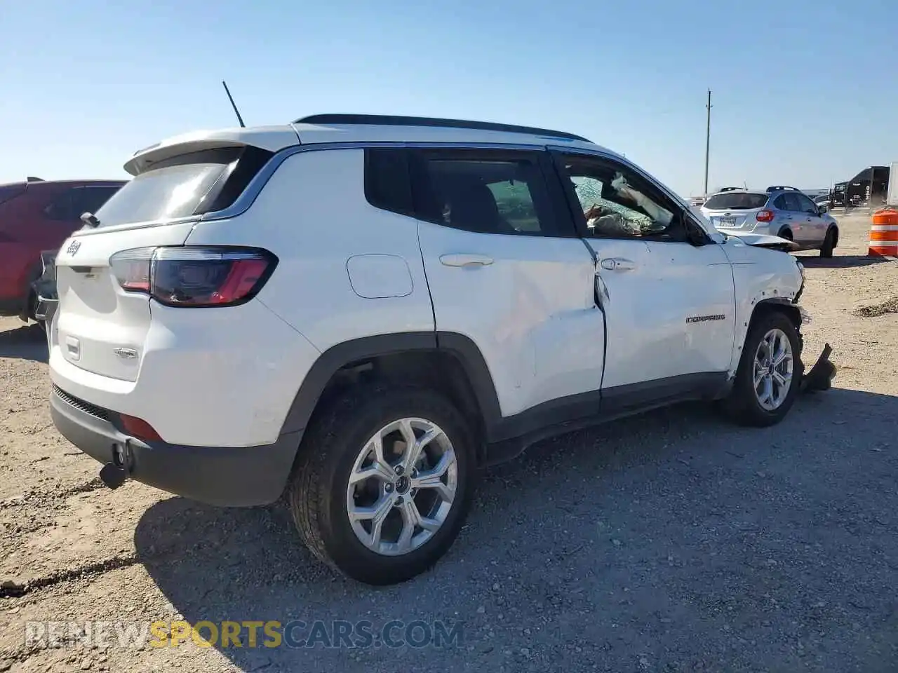 3 Photograph of a damaged car 3C4NJDBN5RT119438 JEEP COMPASS 2024