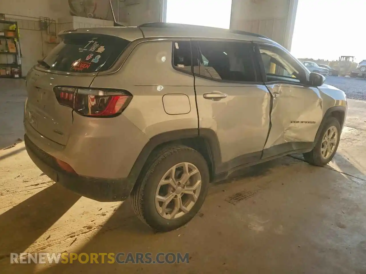 3 Photograph of a damaged car 3C4NJDBN5RT142606 JEEP COMPASS 2024