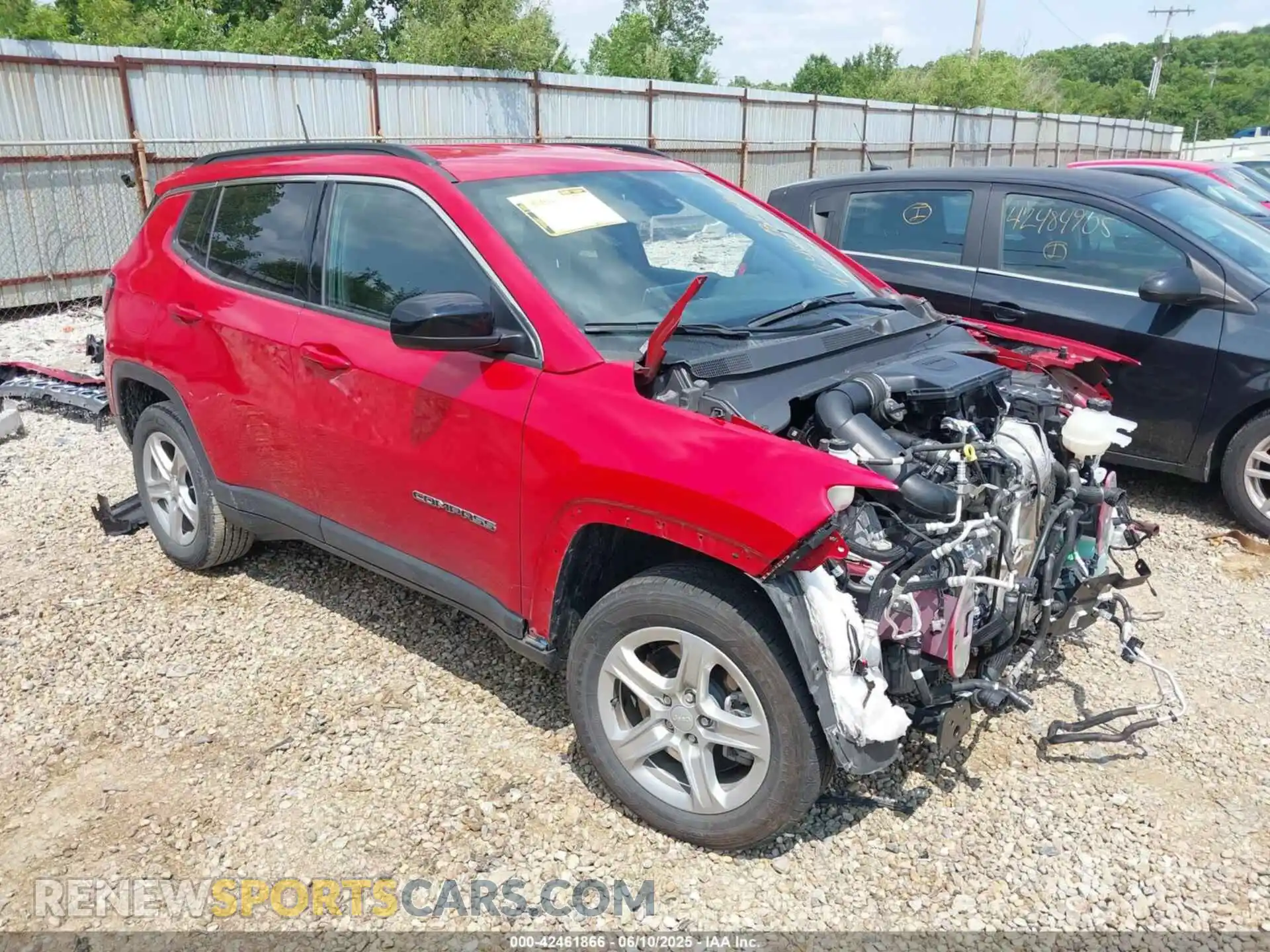 1 Photograph of a damaged car 3C4NJDBN5RT579943 JEEP COMPASS 2024