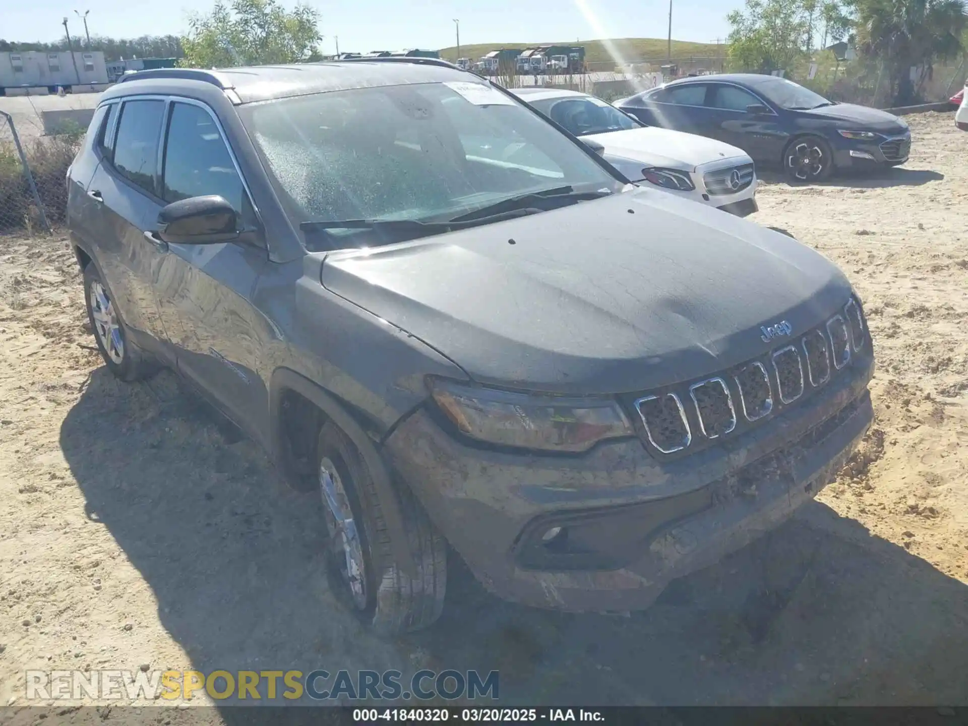 1 Photograph of a damaged car 3C4NJDBN5RT586715 JEEP COMPASS 2024