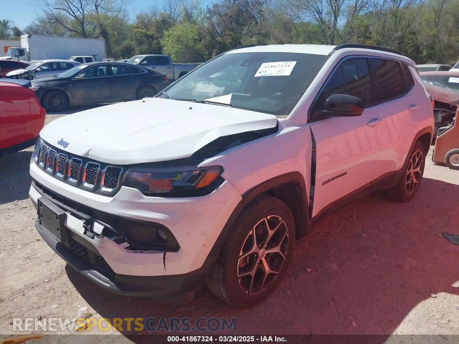 2 Photograph of a damaged car 3C4NJDBN5RT604596 JEEP COMPASS 2024
