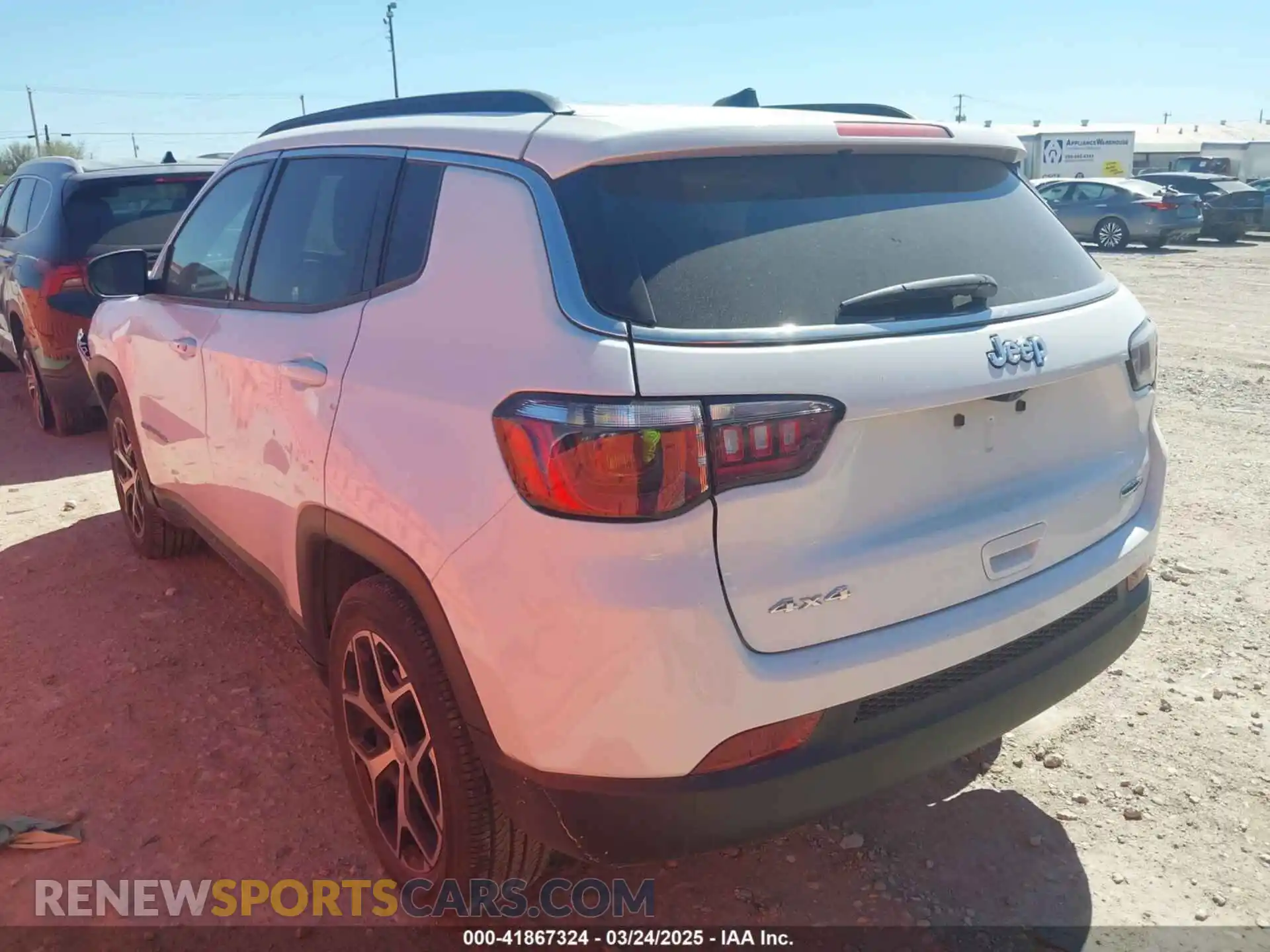 3 Photograph of a damaged car 3C4NJDBN5RT604596 JEEP COMPASS 2024