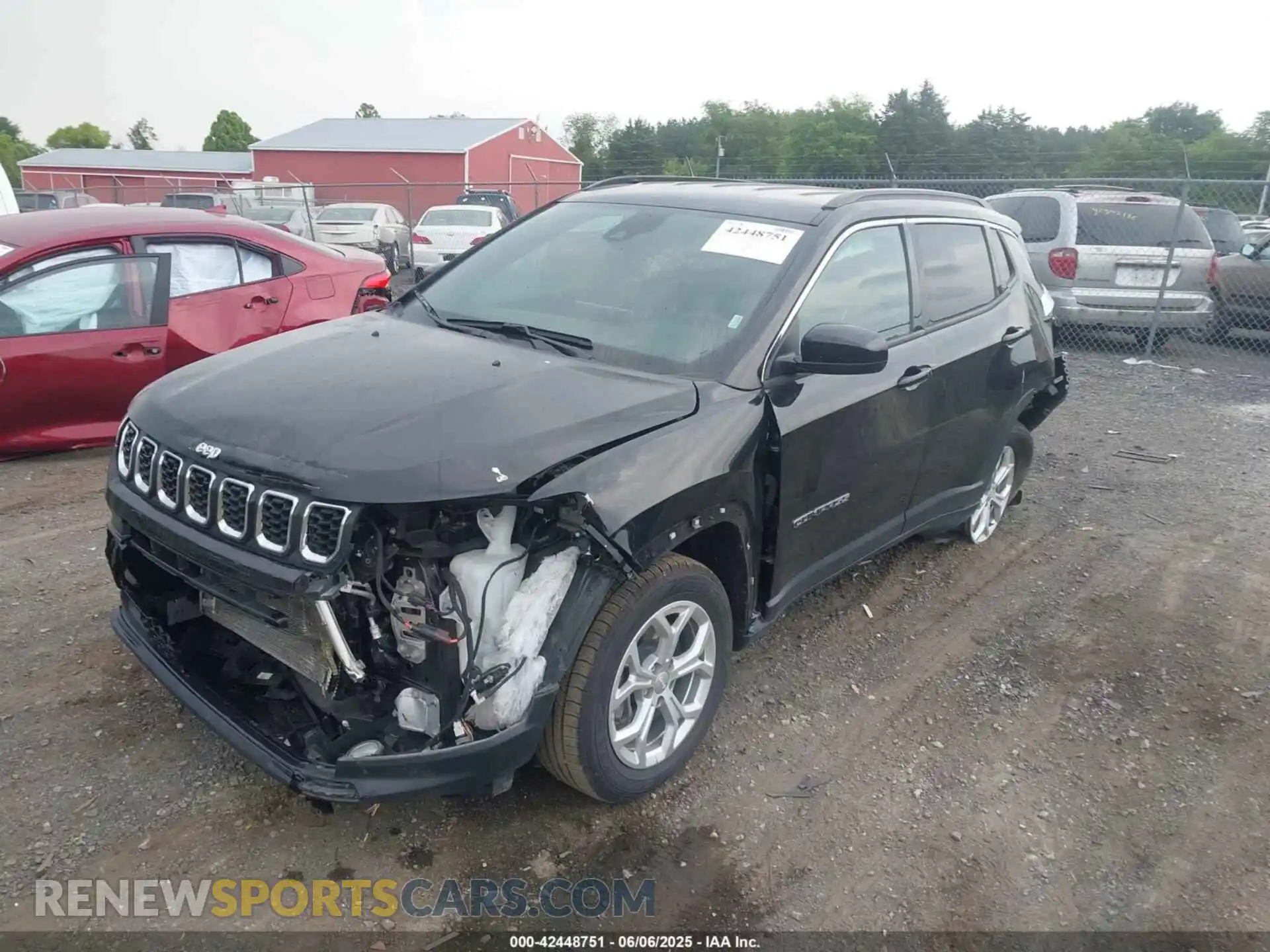 2 Photograph of a damaged car 3C4NJDBN6RT111820 JEEP COMPASS 2024