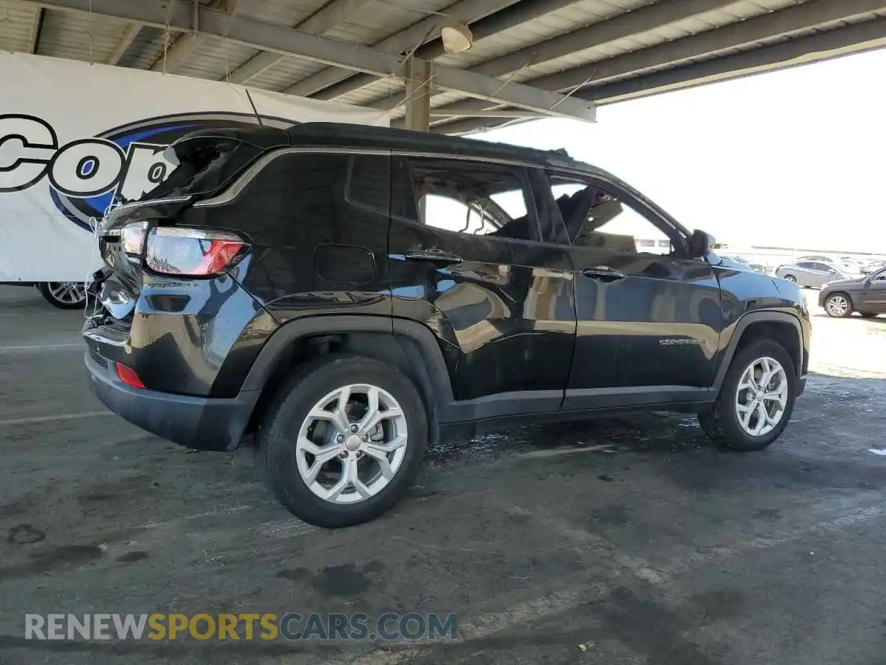 3 Photograph of a damaged car 3C4NJDBN6RT116970 JEEP COMPASS 2024