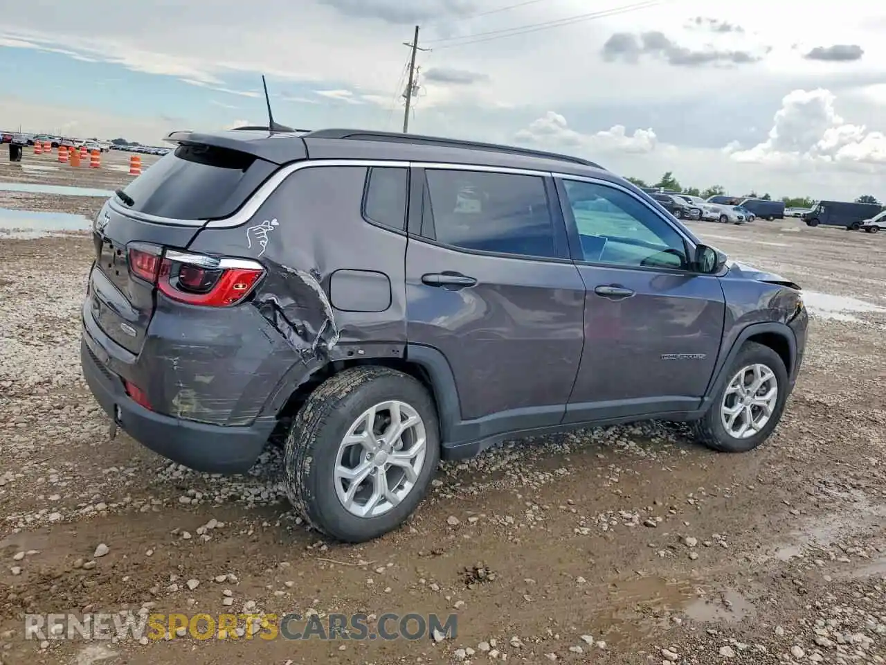3 Photograph of a damaged car 3C4NJDBN6RT120677 JEEP COMPASS 2024