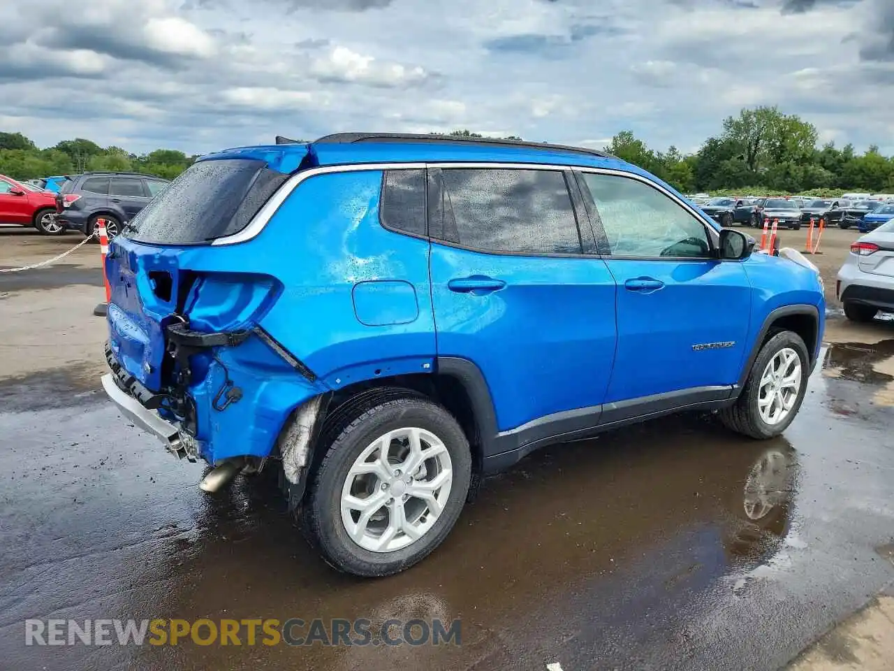 3 Photograph of a damaged car 3C4NJDBN6RT133168 JEEP COMPASS 2024