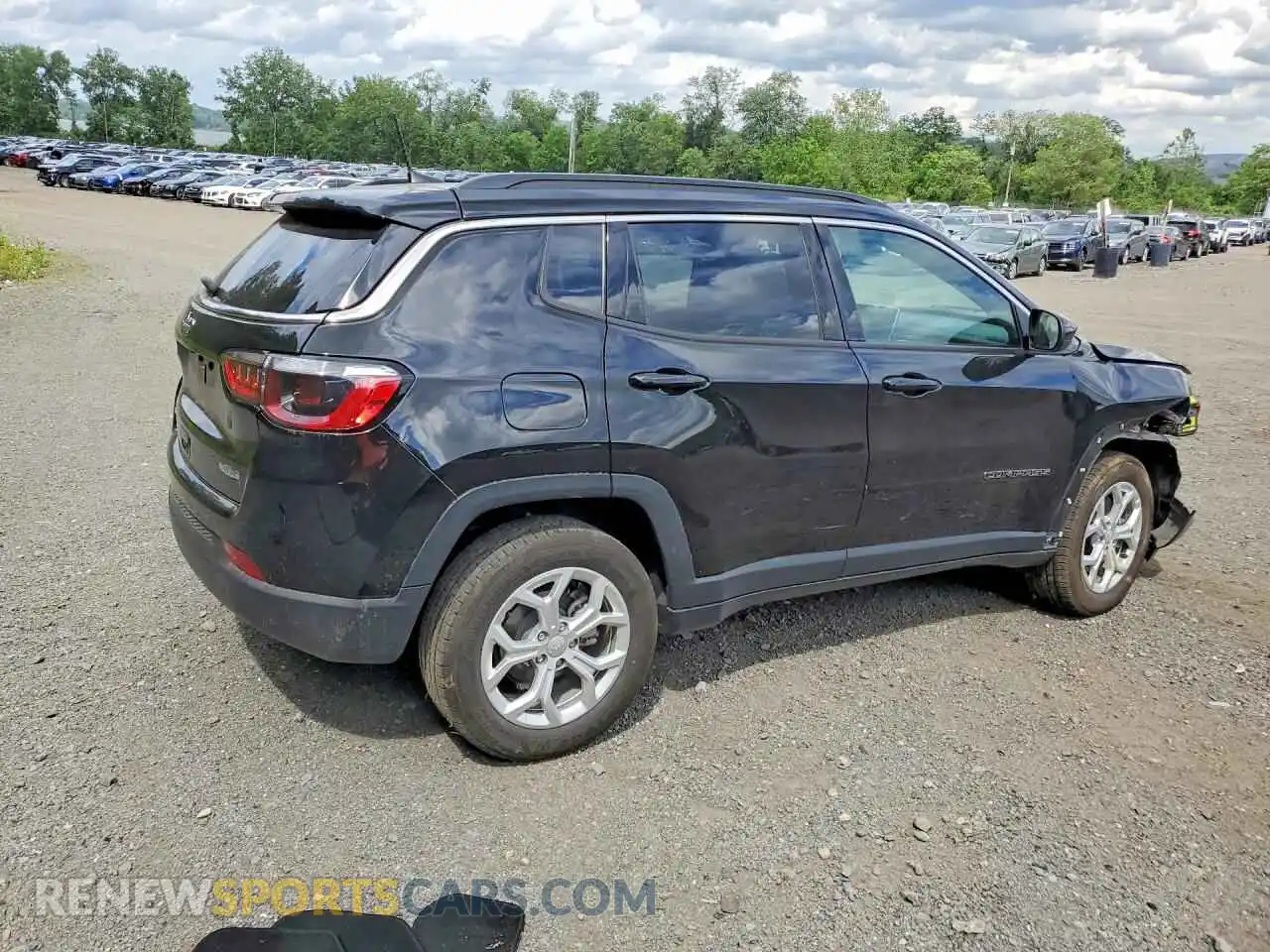 3 Photograph of a damaged car 3C4NJDBN6RT139102 JEEP COMPASS 2024
