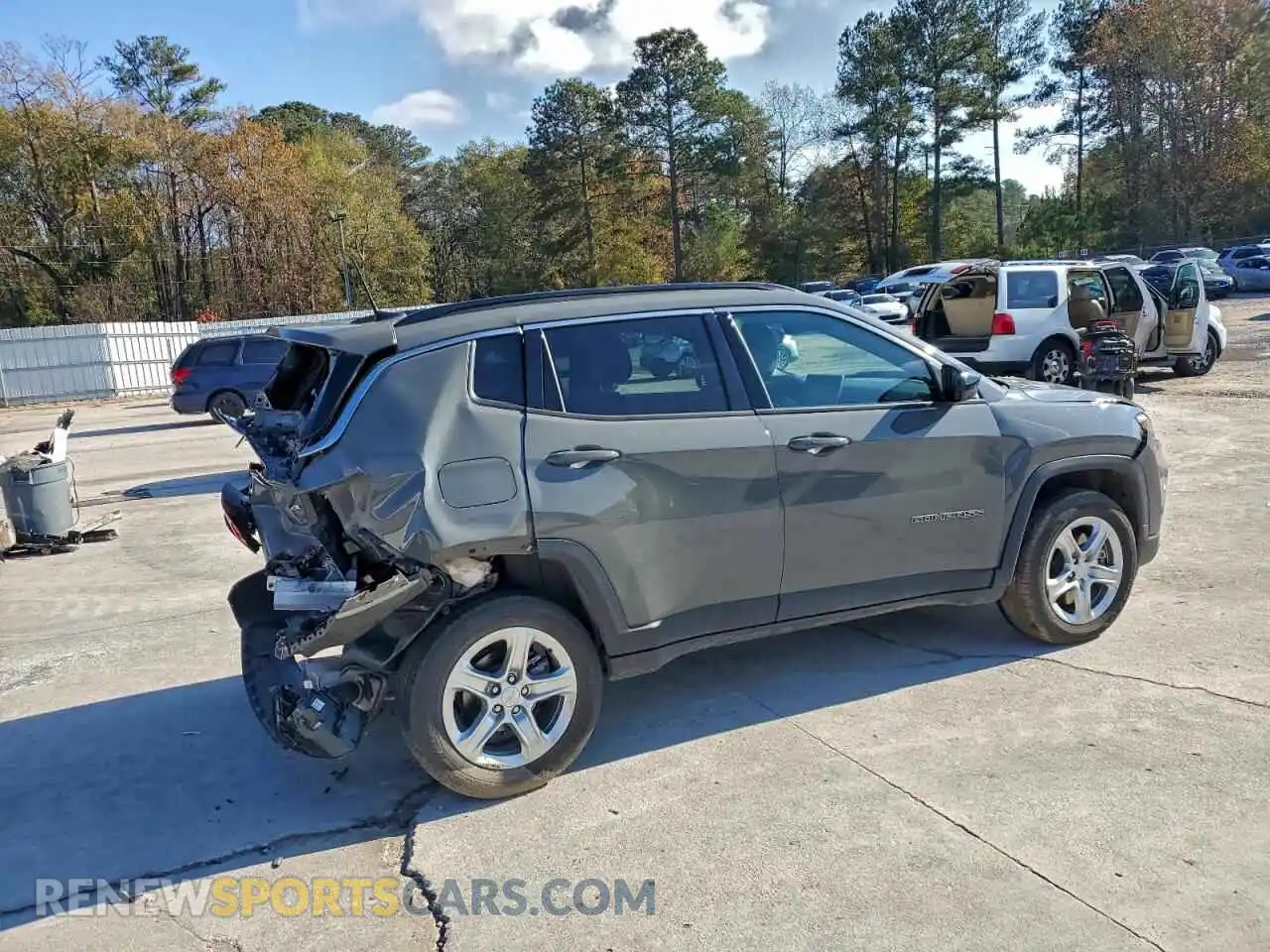 3 Photograph of a damaged car 3C4NJDBN6RT592815 JEEP COMPASS 2024