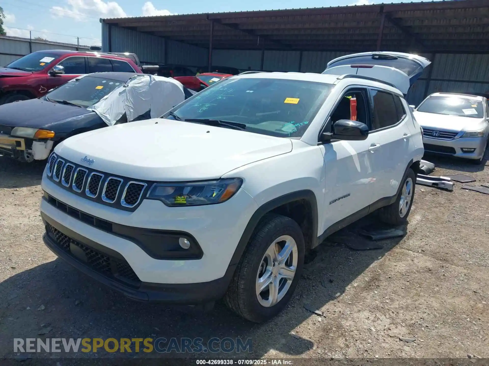 2 Photograph of a damaged car 3C4NJDBN6RT593270 JEEP COMPASS 2024