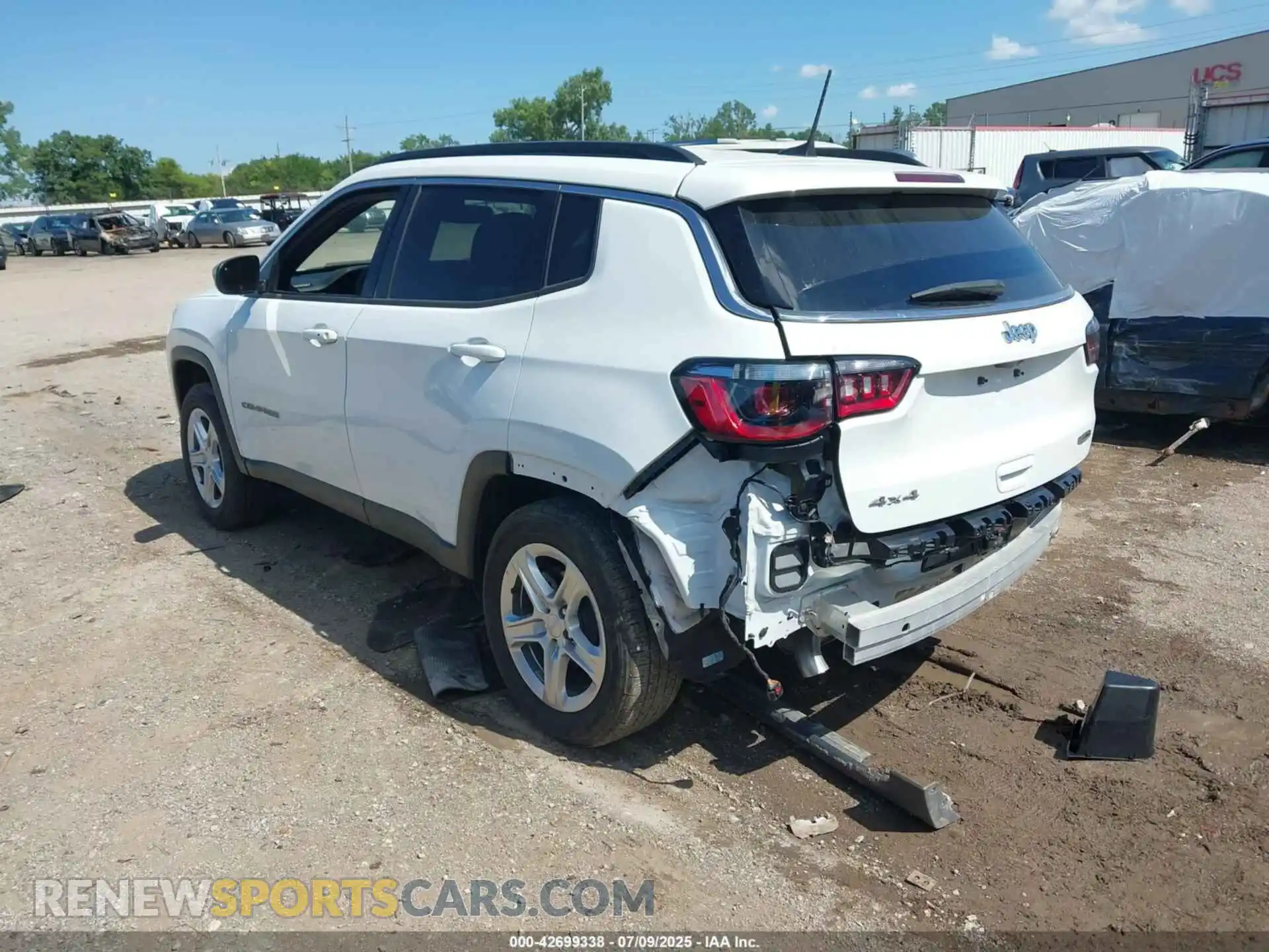 3 Photograph of a damaged car 3C4NJDBN6RT593270 JEEP COMPASS 2024