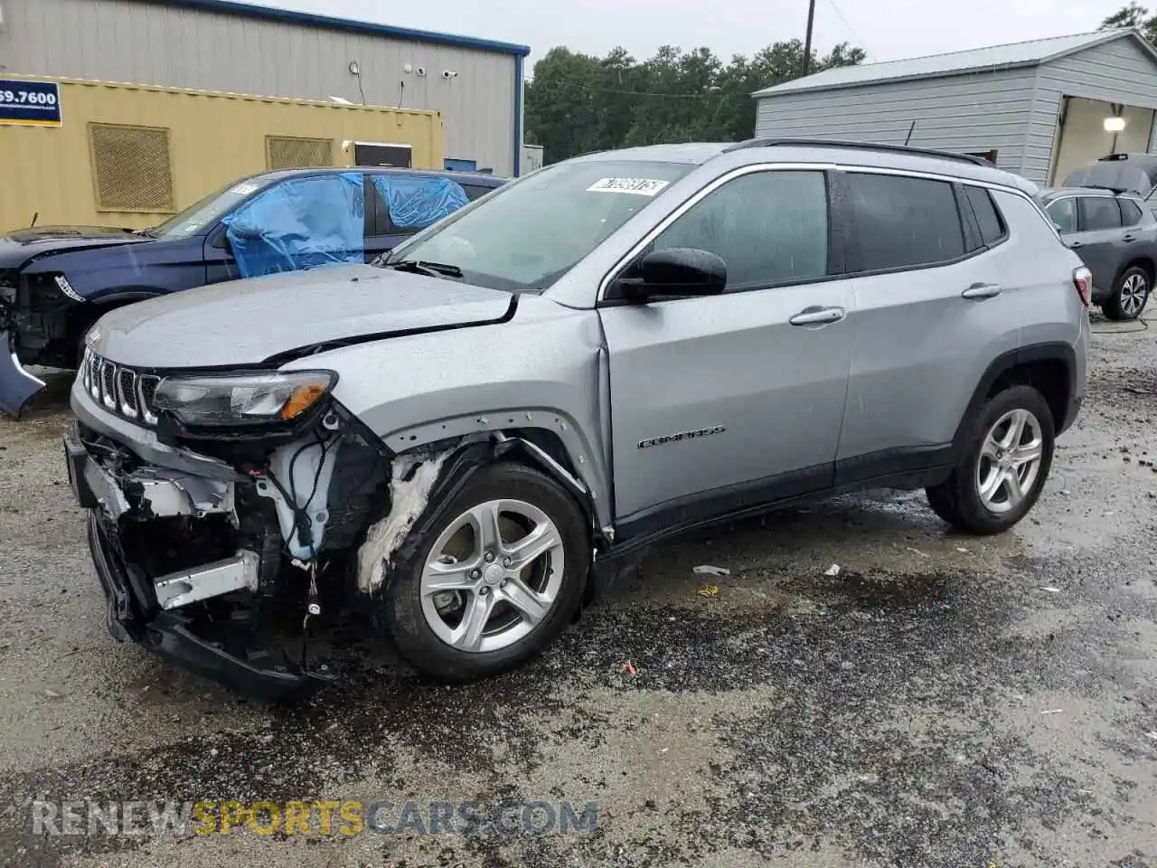 1 Photograph of a damaged car 3C4NJDBN6RT603277 JEEP COMPASS 2024