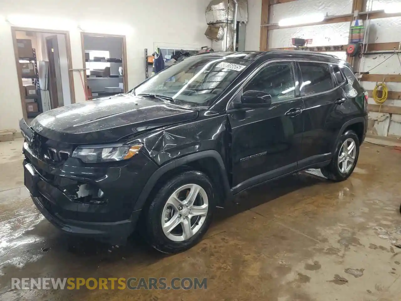 1 Photograph of a damaged car 3C4NJDBN6RT604624 JEEP COMPASS 2024
