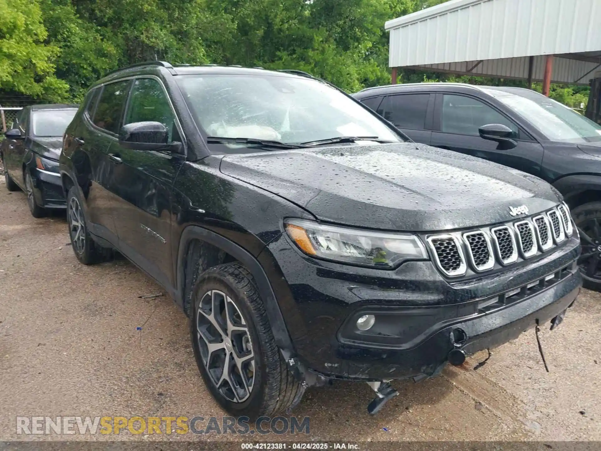 1 Photograph of a damaged car 3C4NJDBN6RT606146 JEEP COMPASS 2024