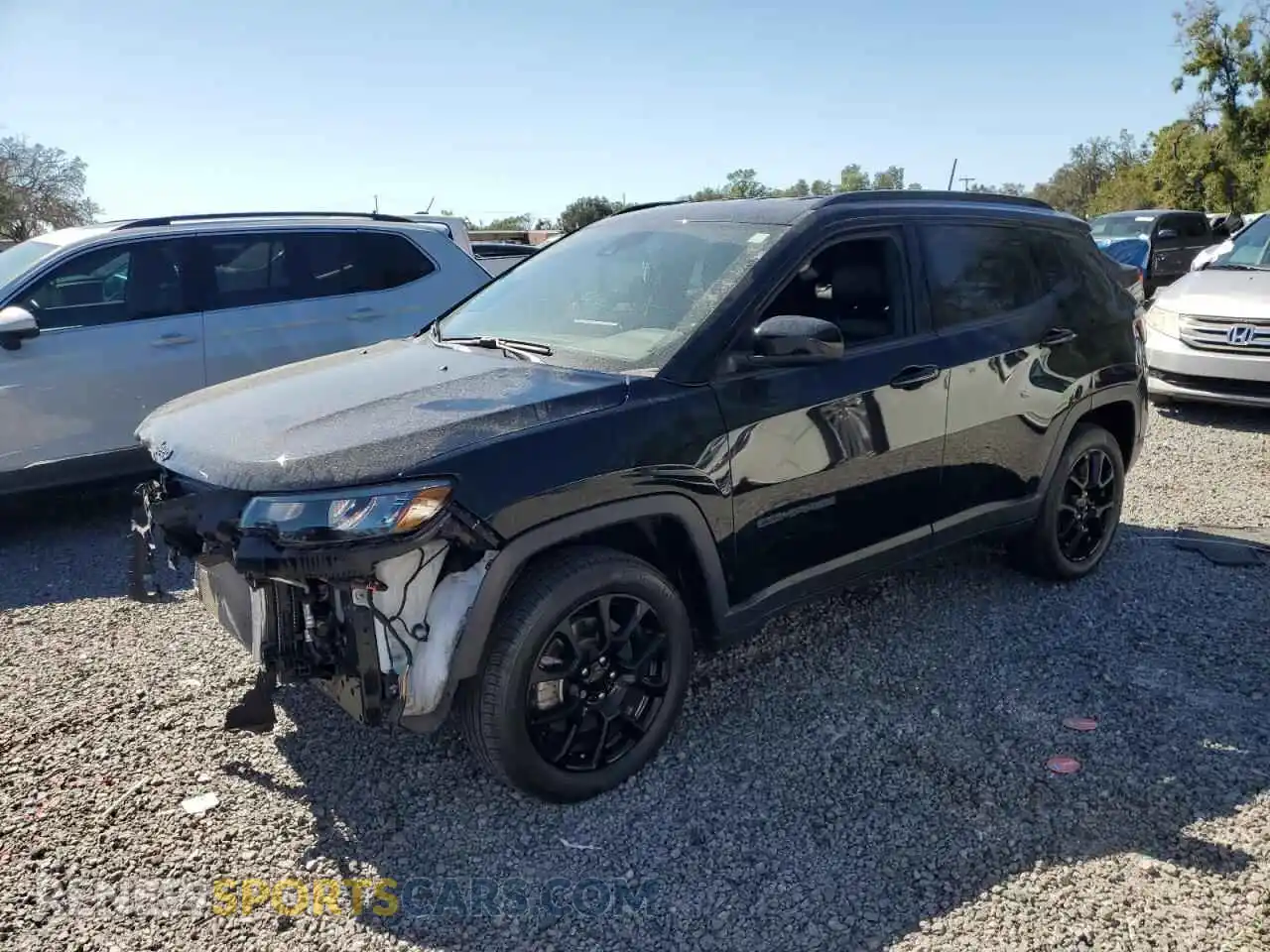 1 Photograph of a damaged car 3C4NJDBN7RT106111 JEEP COMPASS 2024