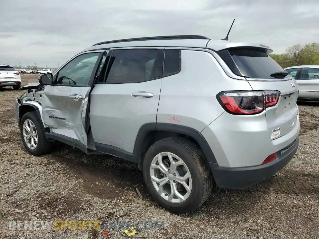 2 Photograph of a damaged car 3C4NJDBN7RT107047 JEEP COMPASS 2024