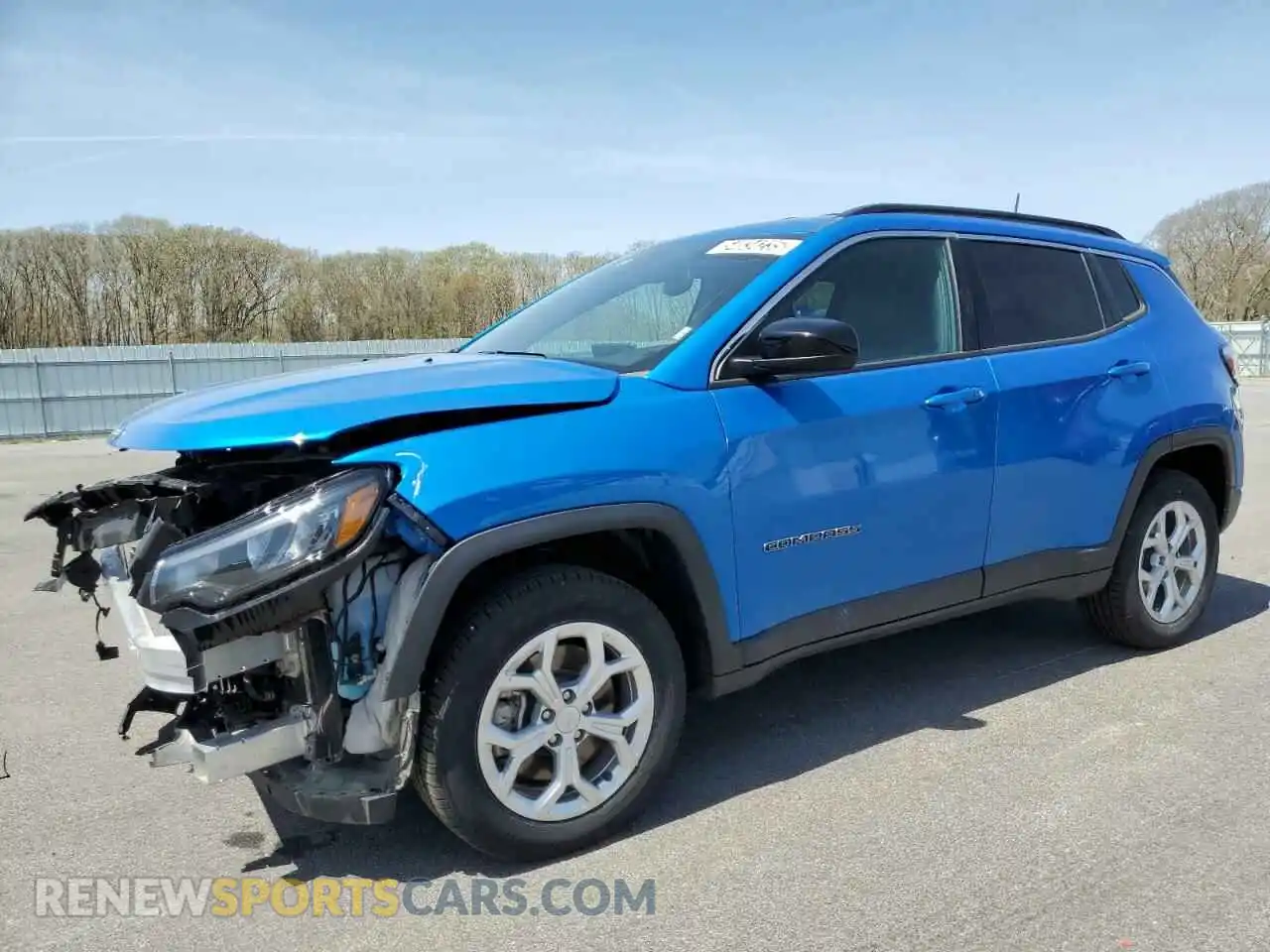 1 Photograph of a damaged car 3C4NJDBN7RT111938 JEEP COMPASS 2024
