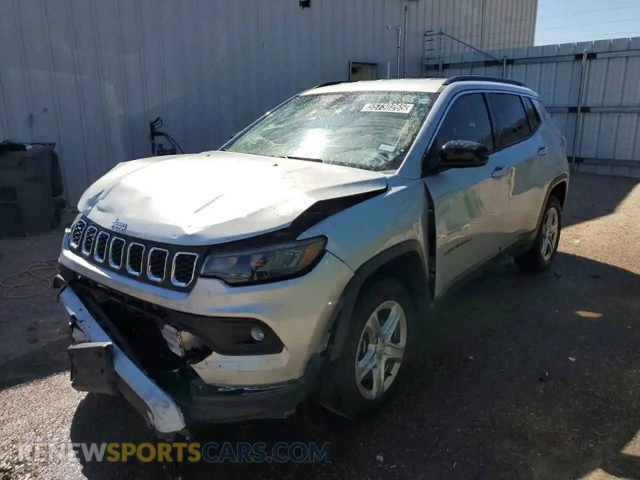 1 Photograph of a damaged car 3C4NJDBN7RT113186 JEEP COMPASS 2024