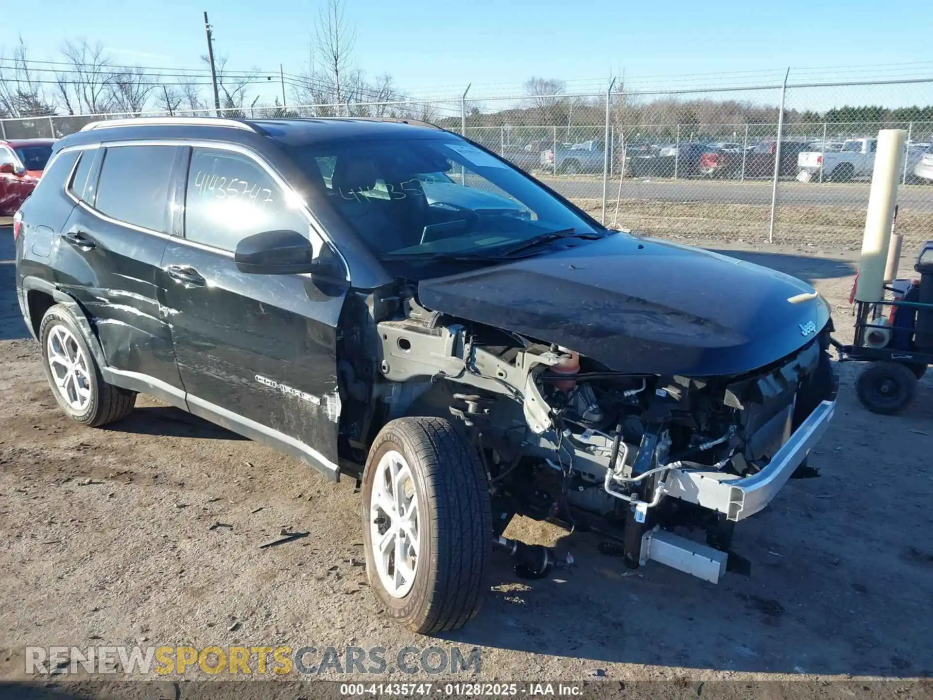 1 Photograph of a damaged car 3C4NJDBN7RT115438 JEEP COMPASS 2024