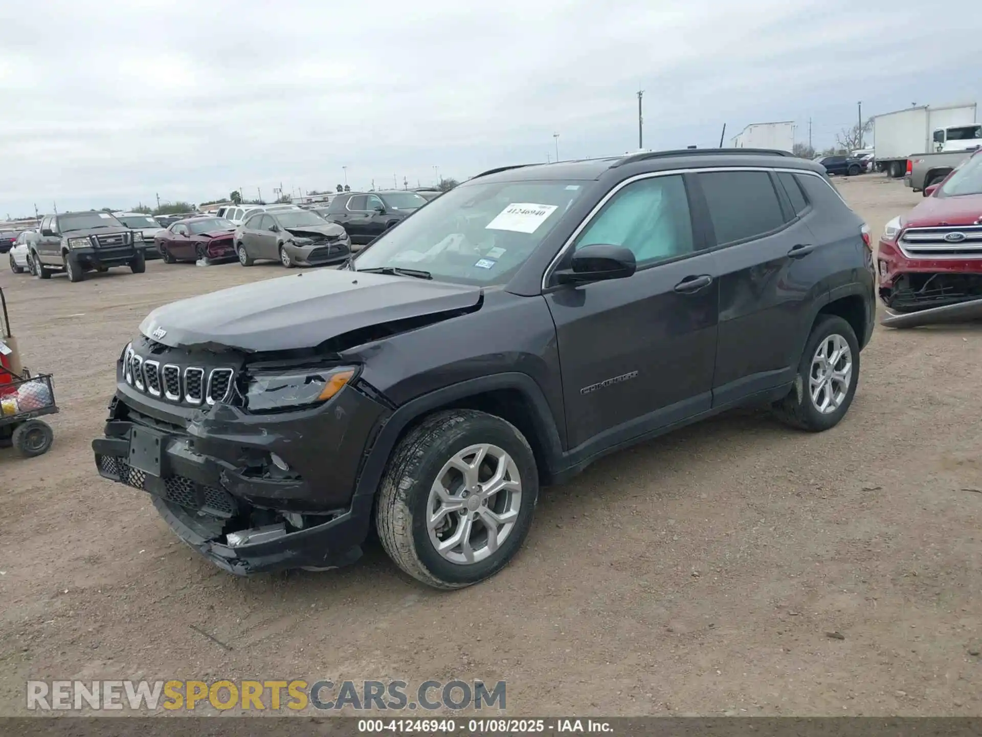 2 Photograph of a damaged car 3C4NJDBN7RT121563 JEEP COMPASS 2024