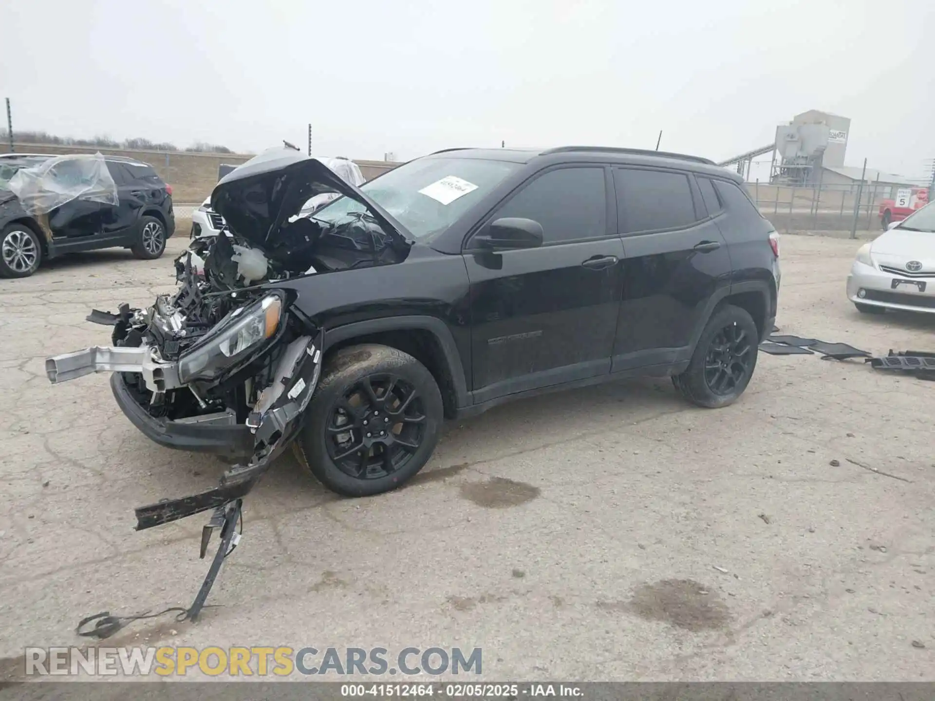 2 Photograph of a damaged car 3C4NJDBN7RT142526 JEEP COMPASS 2024
