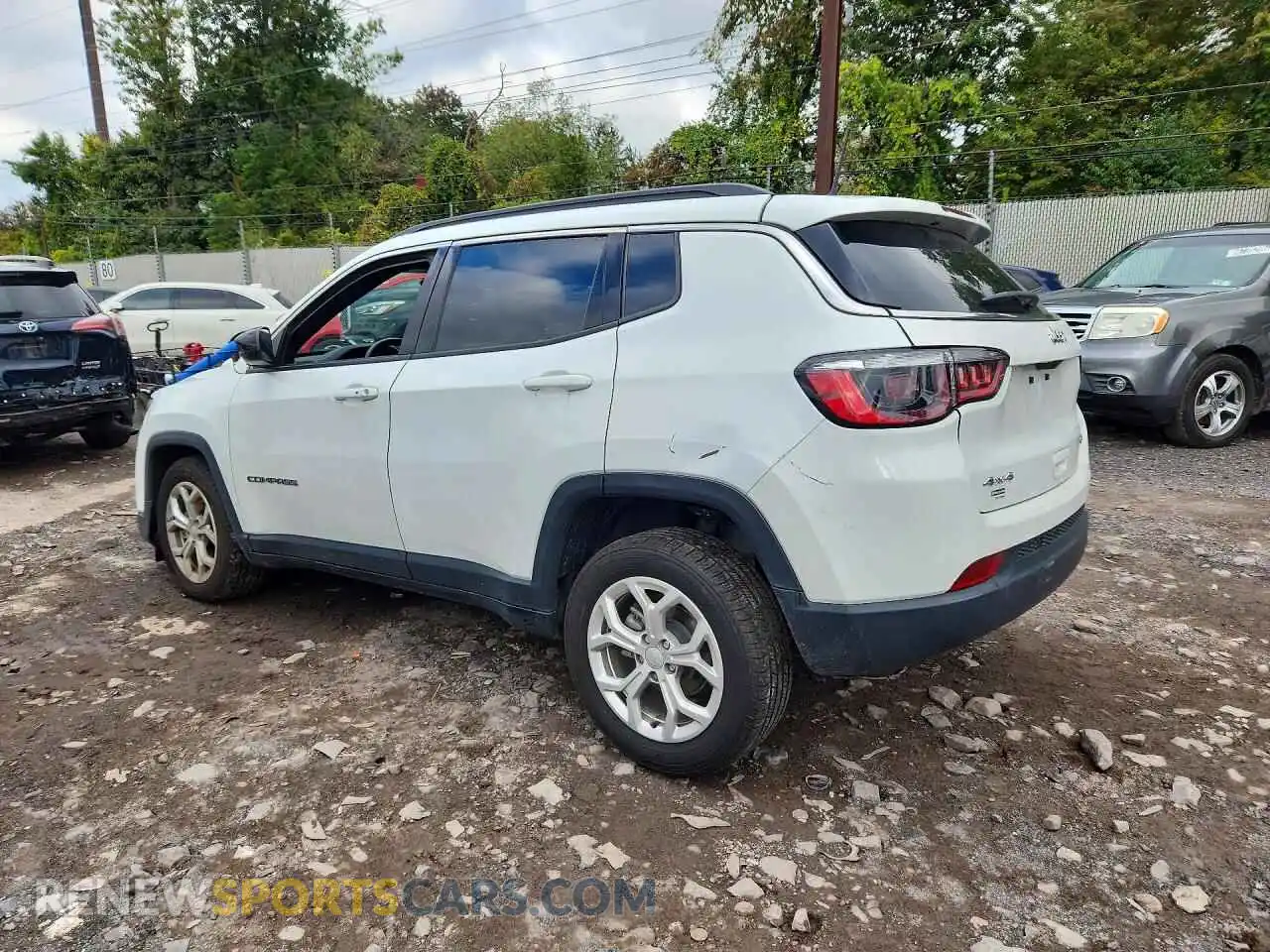 2 Photograph of a damaged car 3C4NJDBN8RT100527 JEEP COMPASS 2024