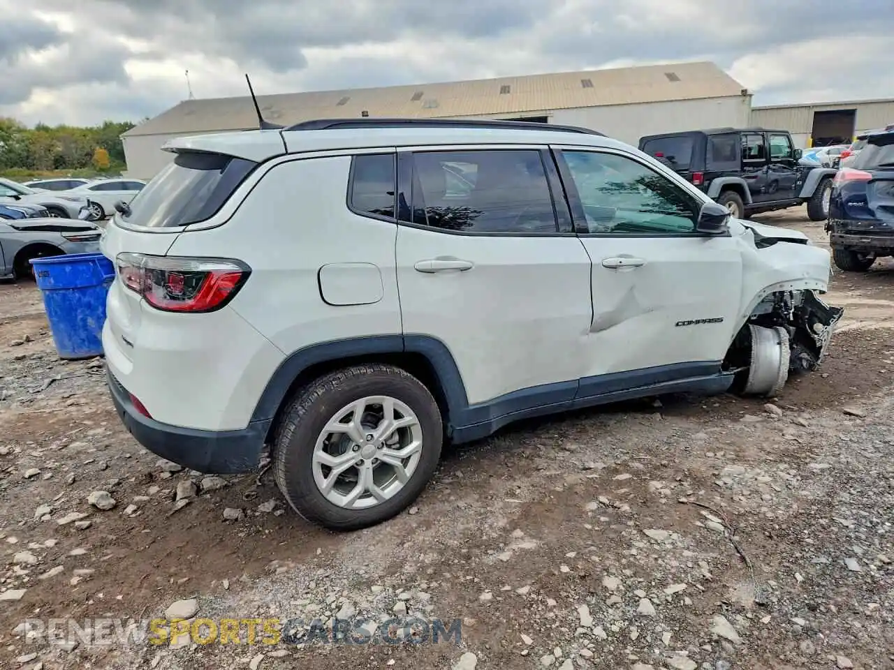 3 Photograph of a damaged car 3C4NJDBN8RT100527 JEEP COMPASS 2024