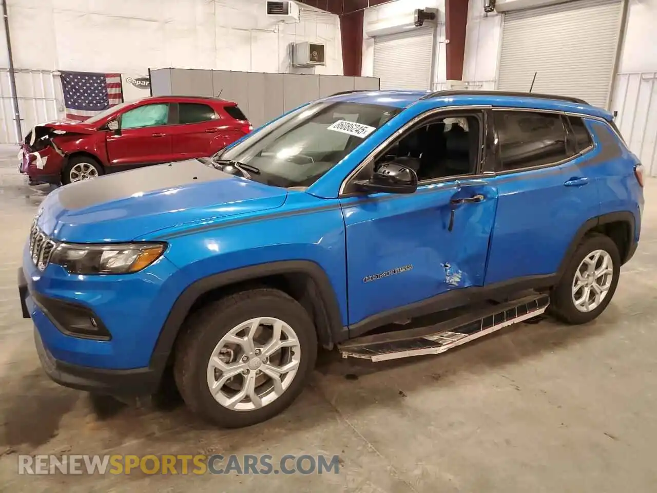 1 Photograph of a damaged car 3C4NJDBN8RT114623 JEEP COMPASS 2024