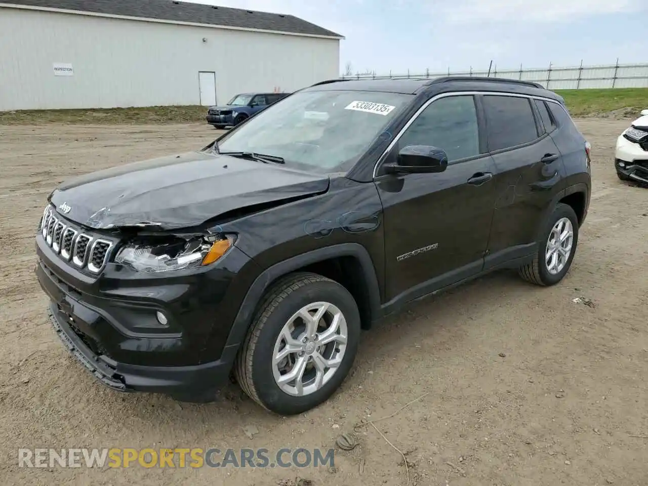 1 Photograph of a damaged car 3C4NJDBN8RT155902 JEEP COMPASS 2024