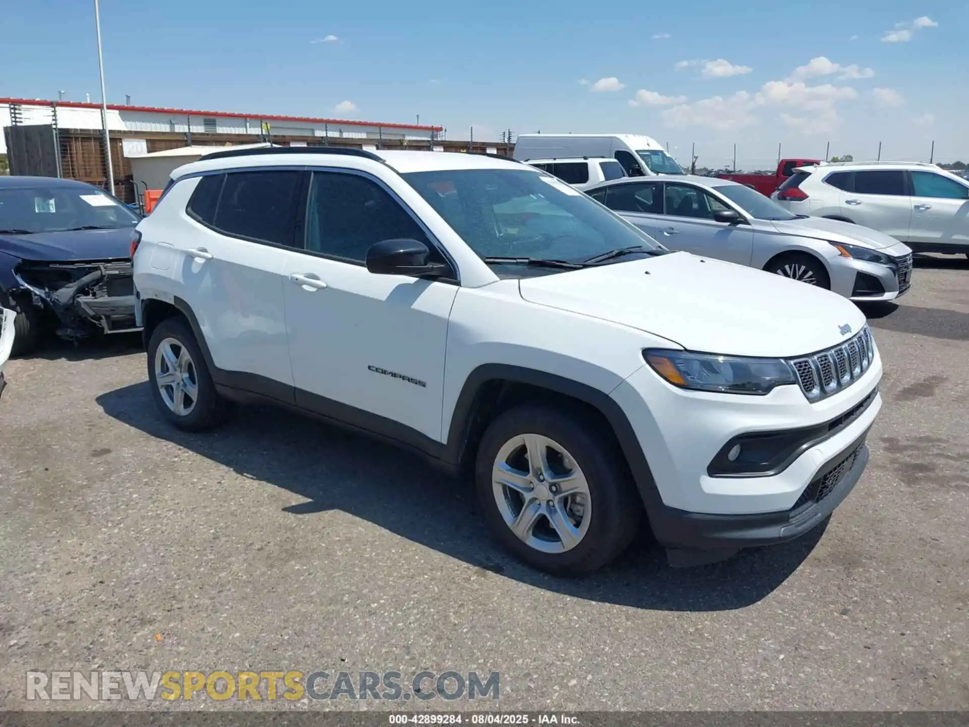 1 Photograph of a damaged car 3C4NJDBN8RT606715 JEEP COMPASS 2024