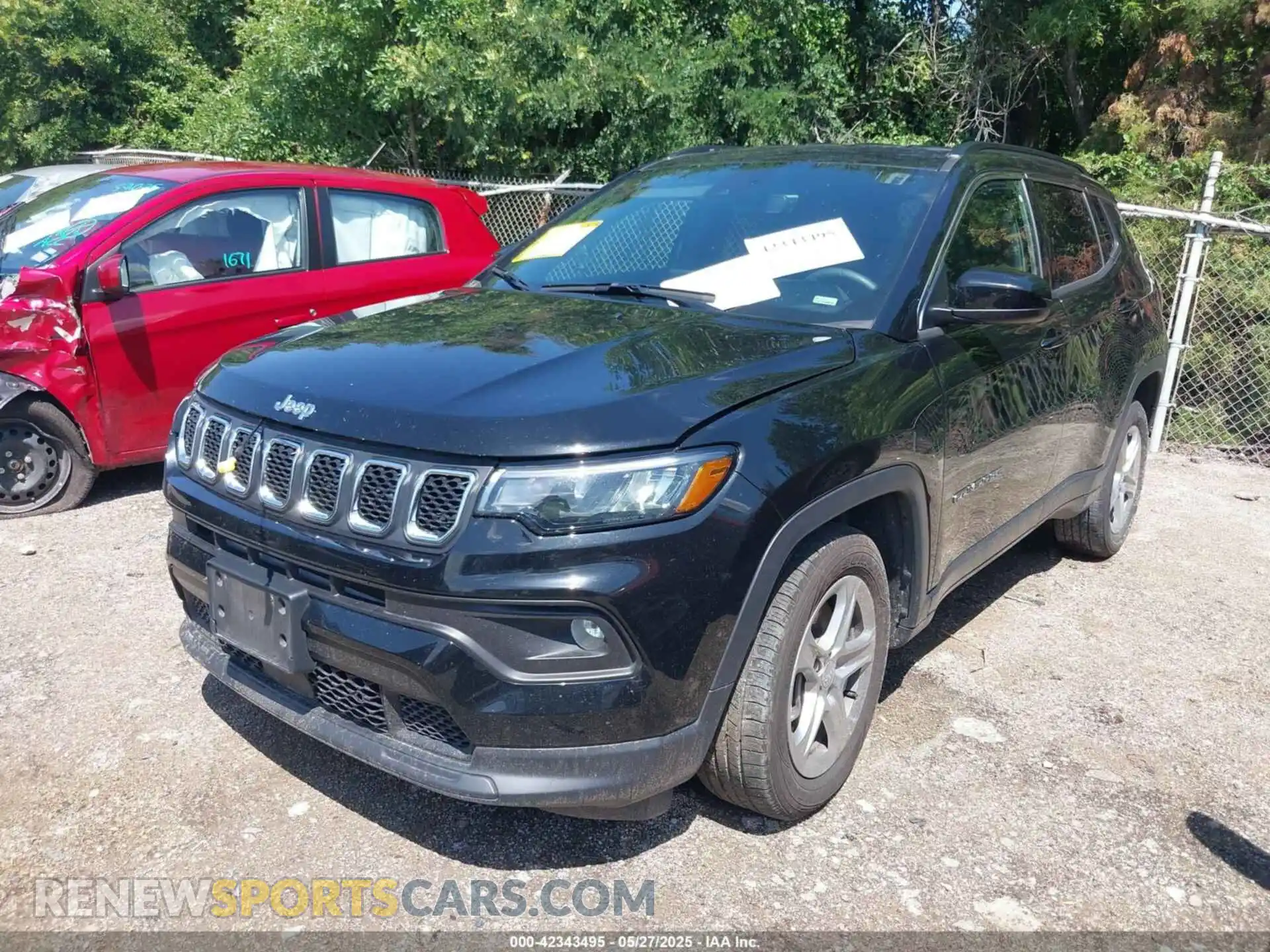2 fotografías del automóvil dañado 3C4NJDBN8RT607623 JEEP COMPASS 2024