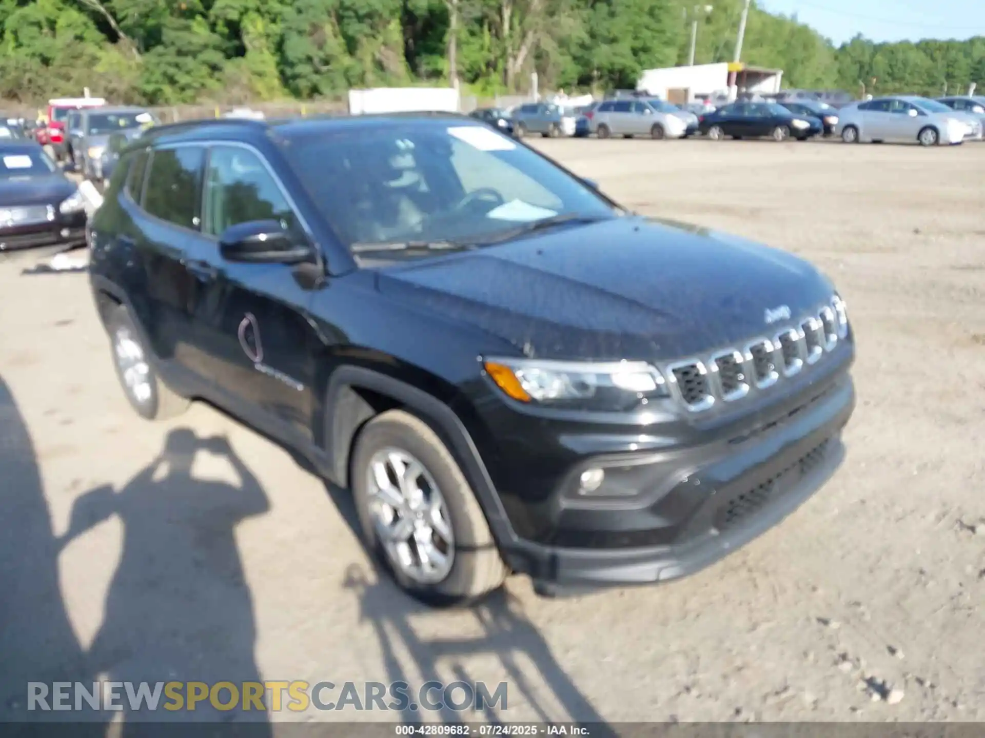 1 Photograph of a damaged car 3C4NJDBN9RT117417 JEEP COMPASS 2024