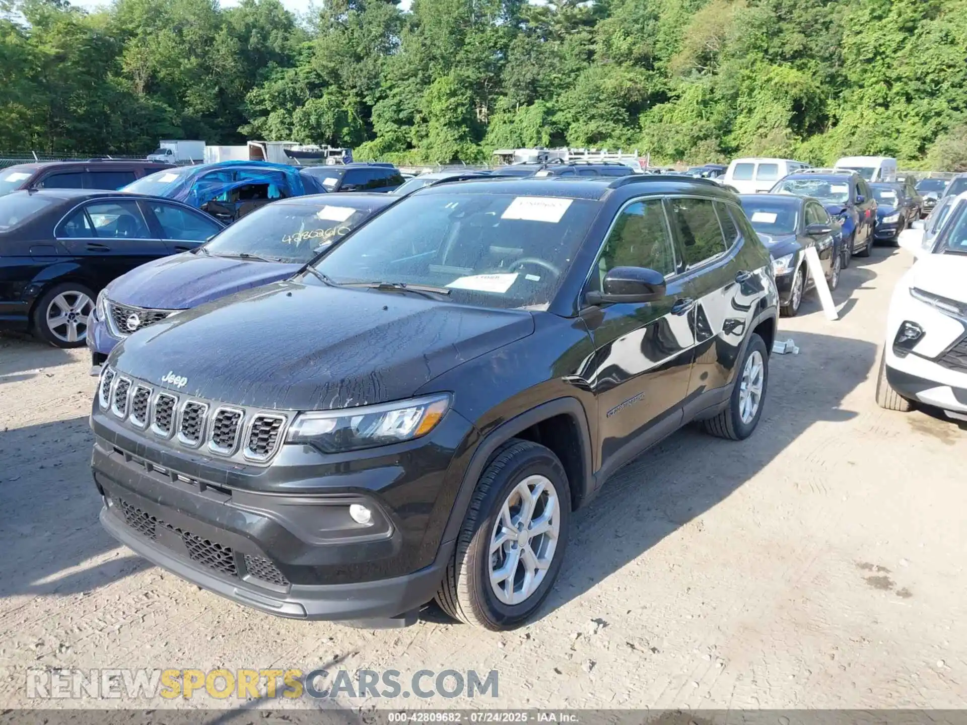 2 Photograph of a damaged car 3C4NJDBN9RT117417 JEEP COMPASS 2024