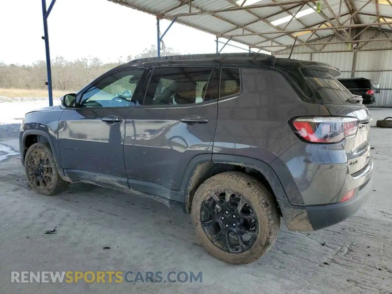 2 Photograph of a damaged car 3C4NJDBN9RT122665 JEEP COMPASS 2024