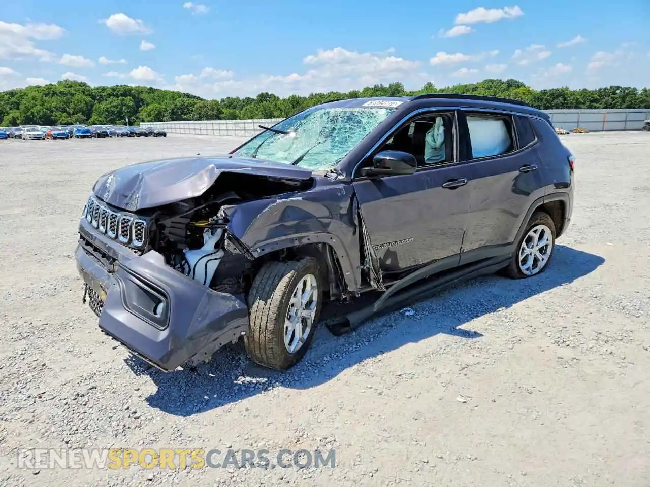 1 fotografías del automóvil dañado 3C4NJDBN9RT131771 JEEP COMPASS 2024