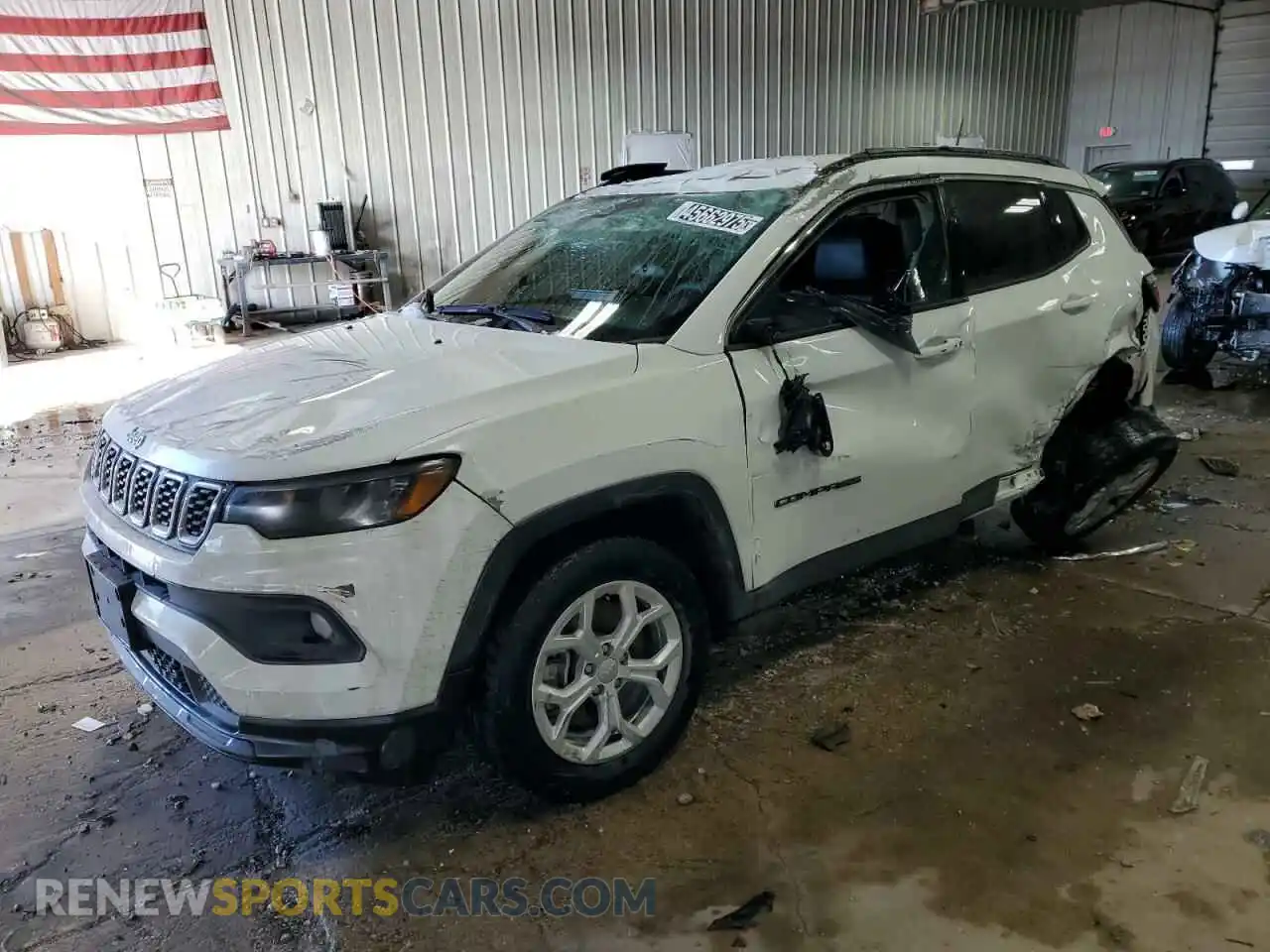 1 Photograph of a damaged car 3C4NJDBN9RT136551 JEEP COMPASS 2024