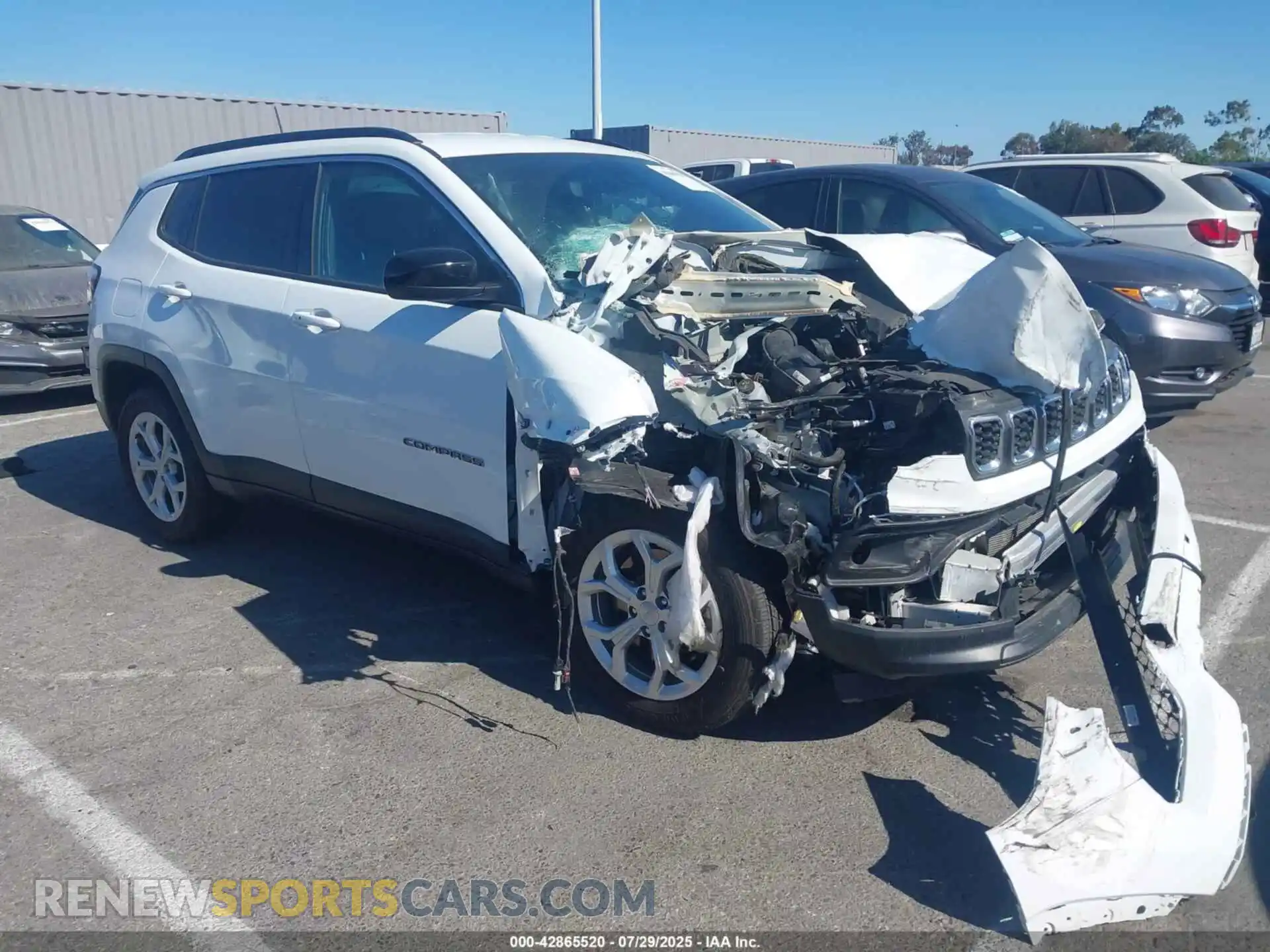 1 Photograph of a damaged car 3C4NJDBN9RT140731 JEEP COMPASS 2024