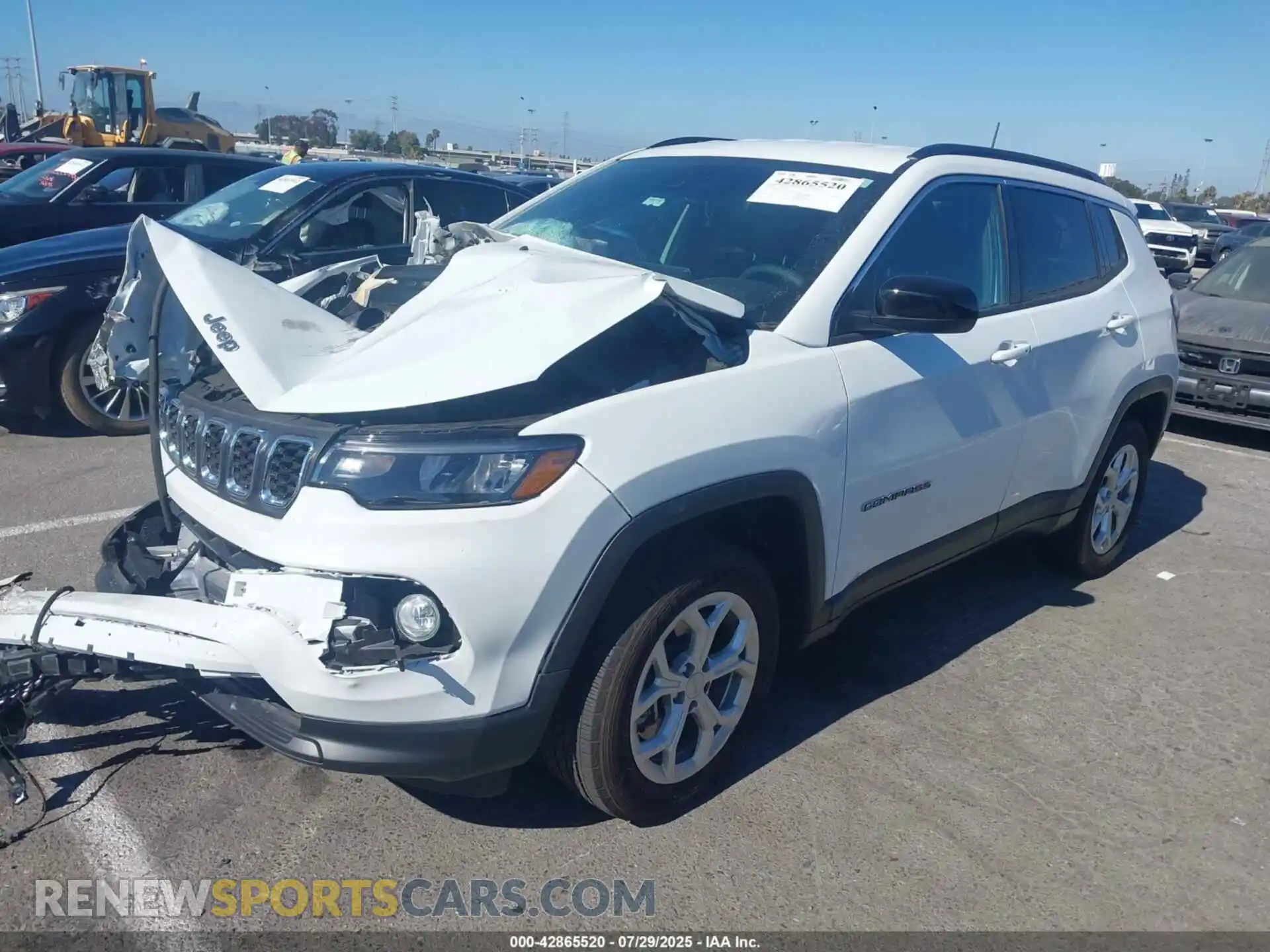 2 Photograph of a damaged car 3C4NJDBN9RT140731 JEEP COMPASS 2024