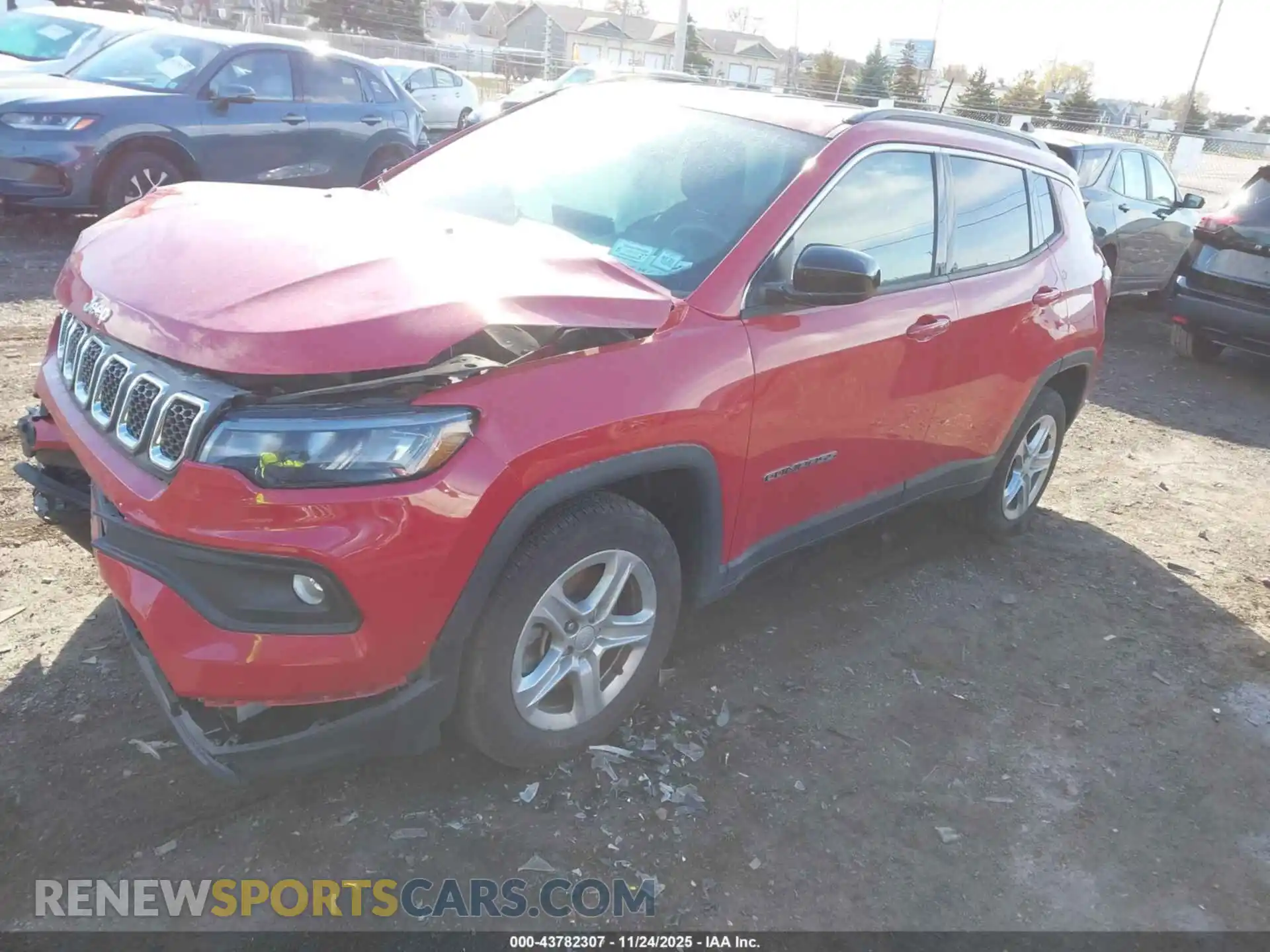 2 Photograph of a damaged car 3C4NJDBN9RT585227 JEEP COMPASS 2024