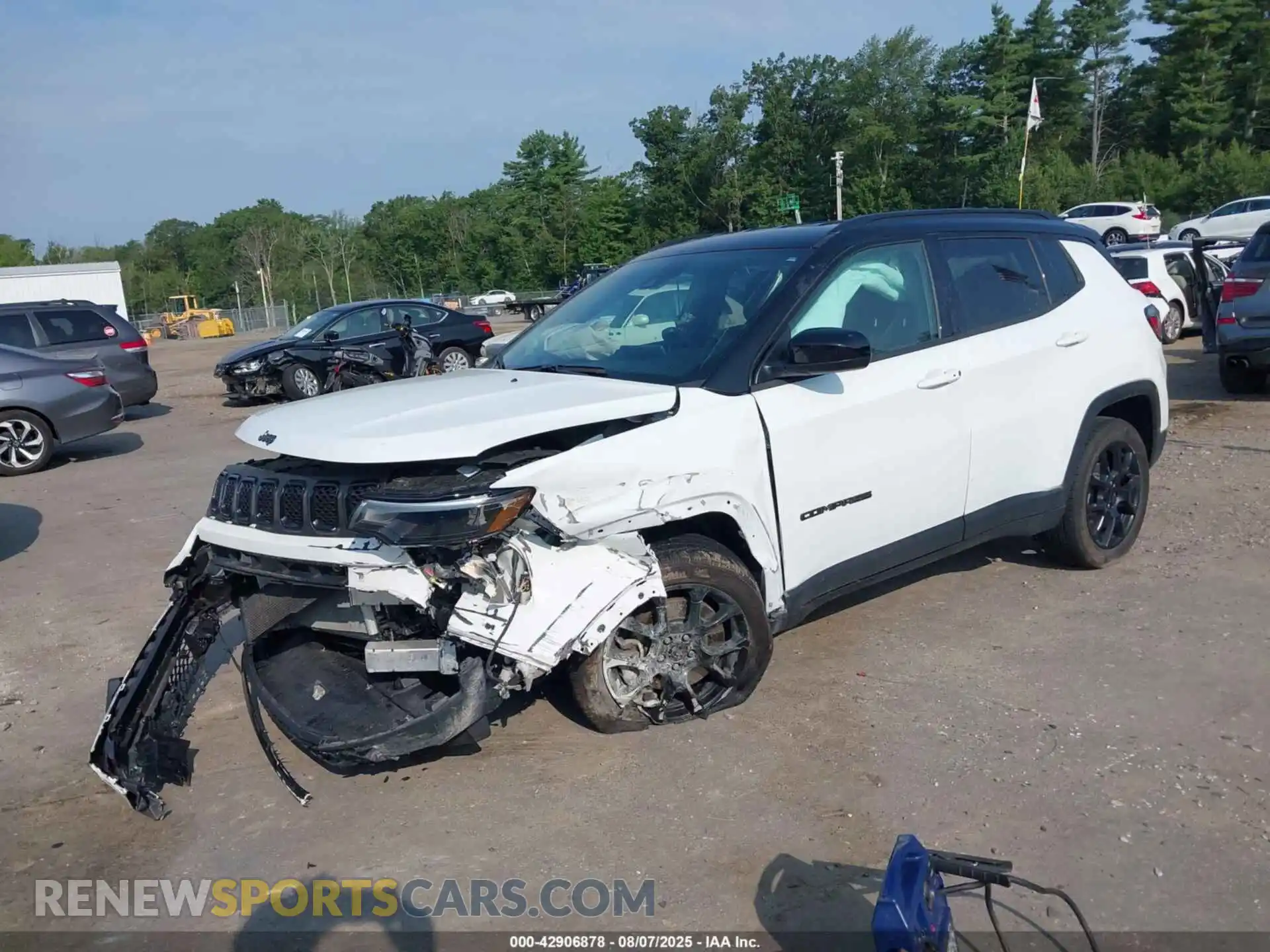 2 Photograph of a damaged car 3C4NJDBN9RT592632 JEEP COMPASS 2024
