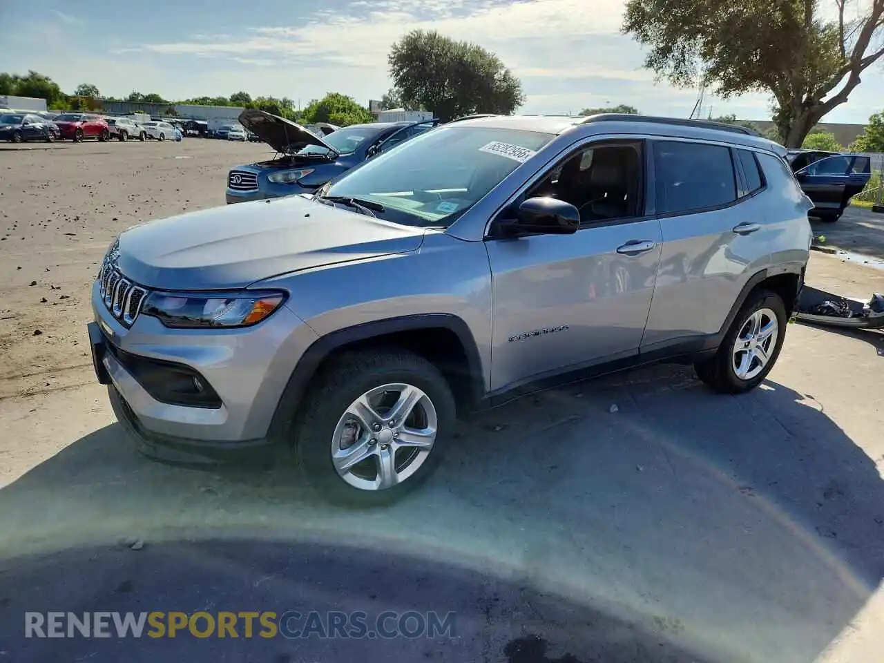 1 Photograph of a damaged car 3C4NJDBN9RT607503 JEEP COMPASS 2024