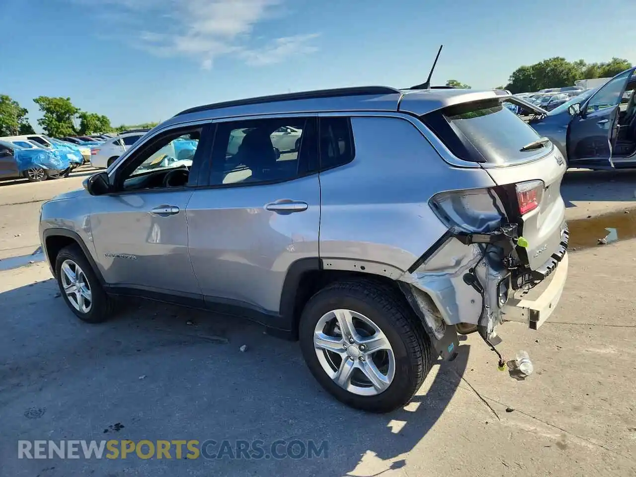 2 Photograph of a damaged car 3C4NJDBN9RT607503 JEEP COMPASS 2024
