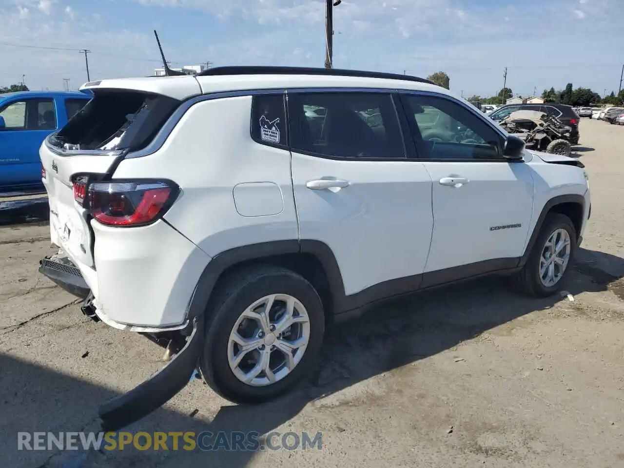 3 Photograph of a damaged car 3C4NJDBNXRT110623 JEEP COMPASS 2024