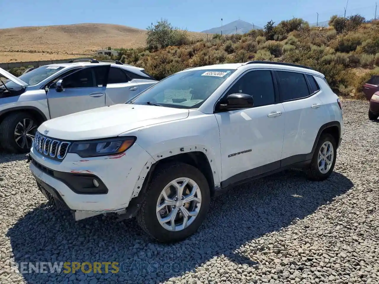 1 Photograph of a damaged car 3C4NJDBNXRT119435 JEEP COMPASS 2024