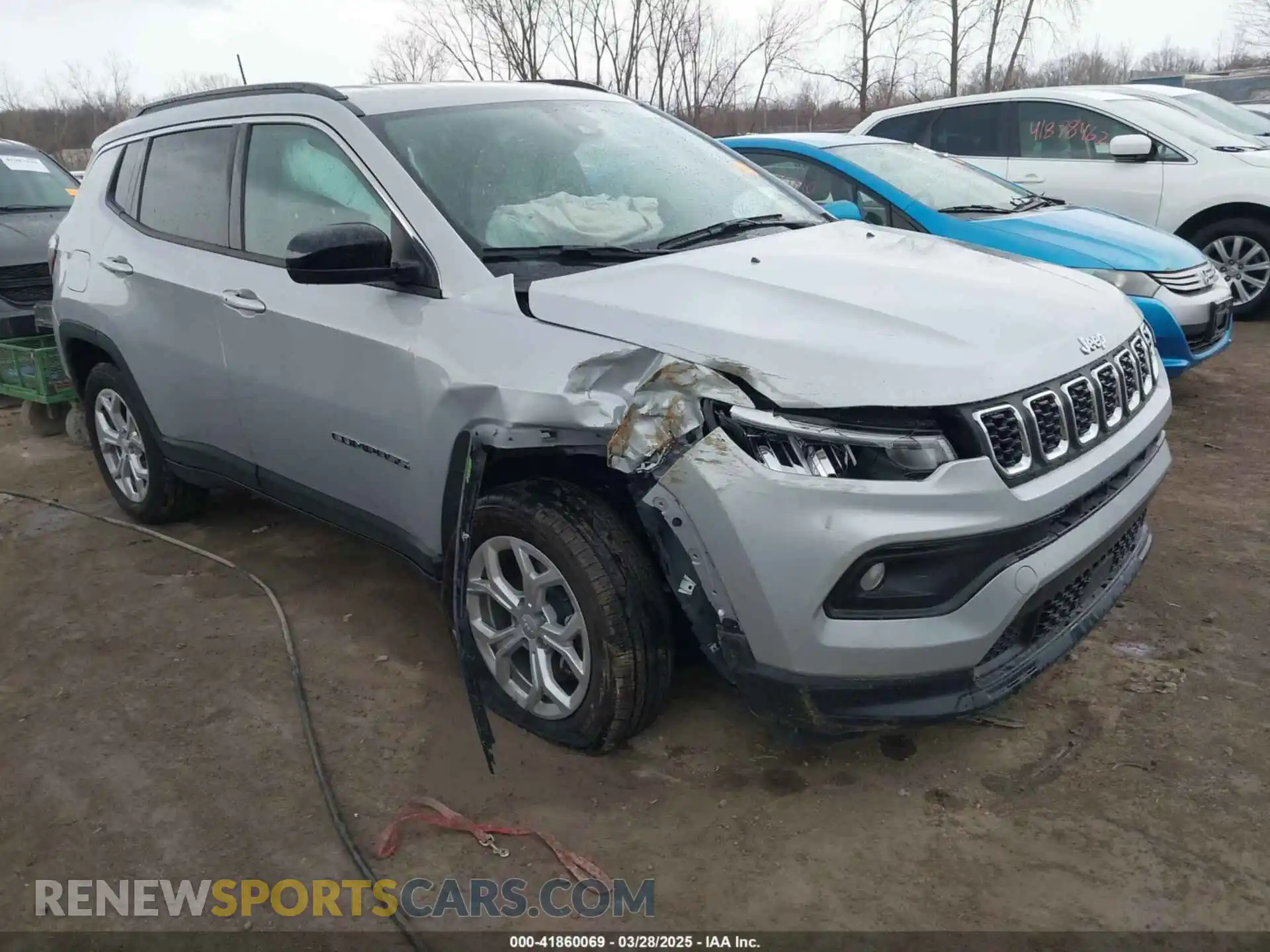 1 Photograph of a damaged car 3C4NJDBNXRT175441 JEEP COMPASS 2024