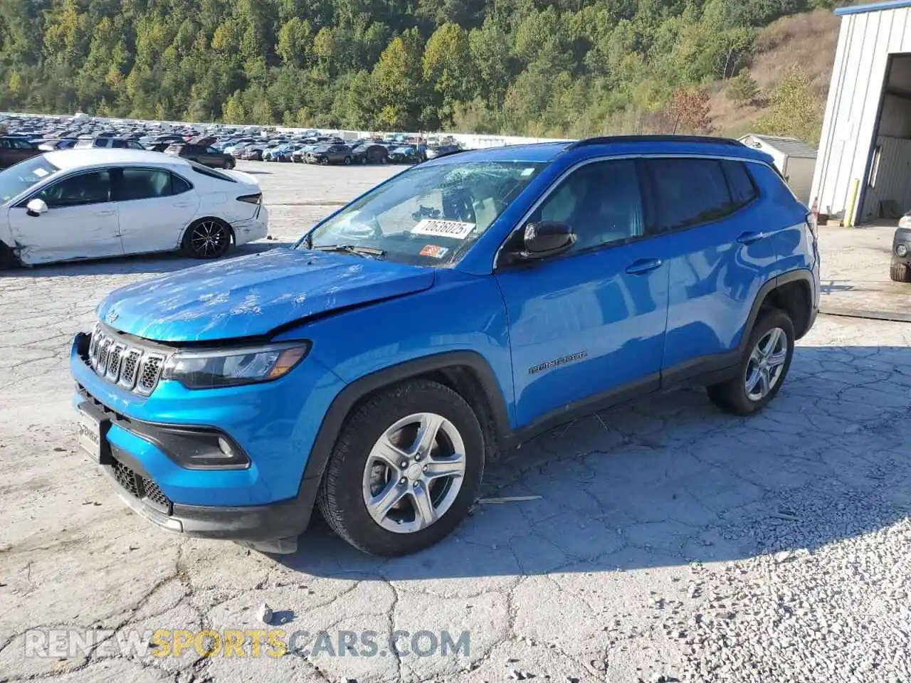 1 Photograph of a damaged car 3C4NJDBNXRT596043 JEEP COMPASS 2024