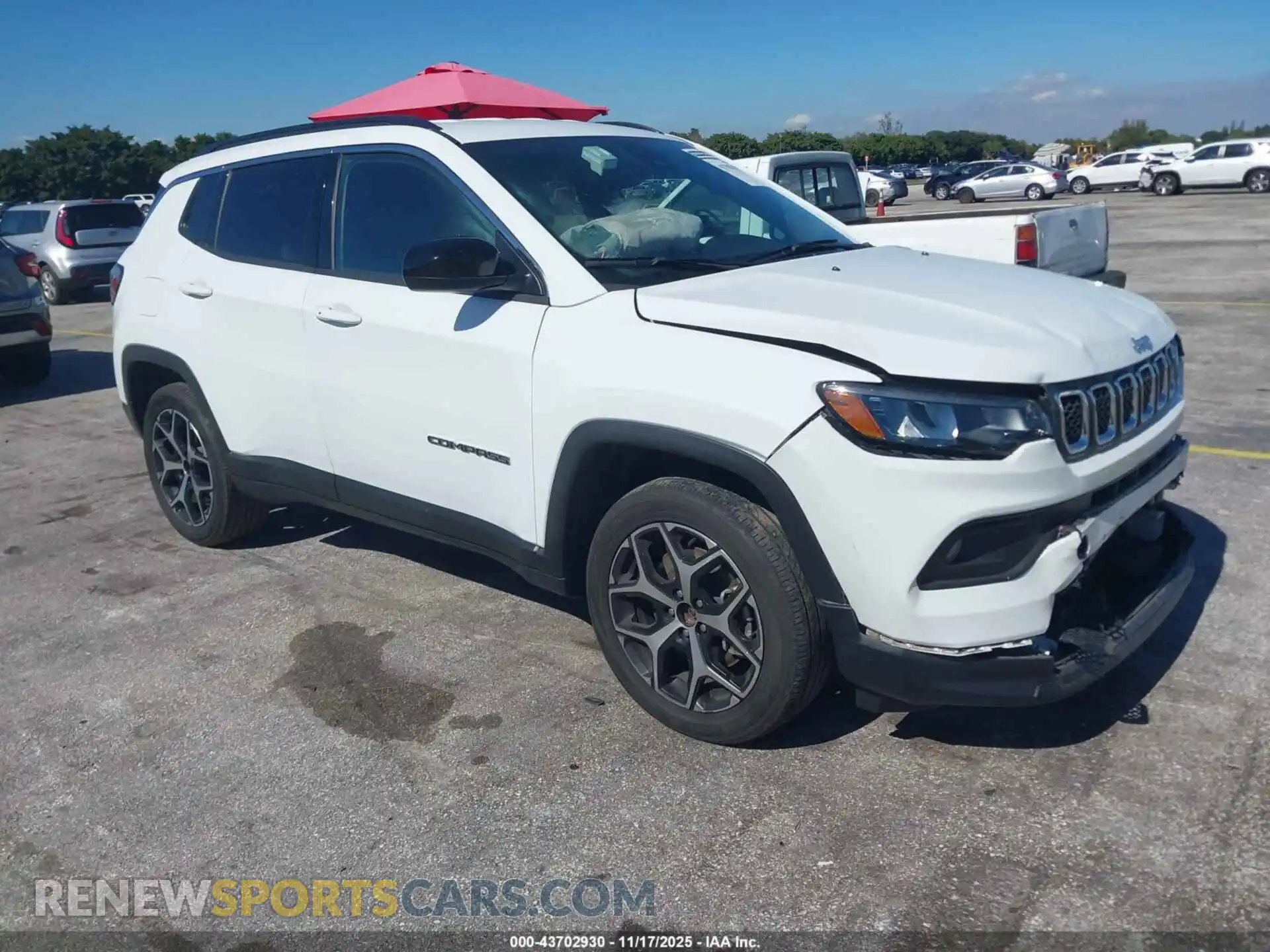 1 Photograph of a damaged car 3C4NJDBNXRT604481 JEEP COMPASS 2024