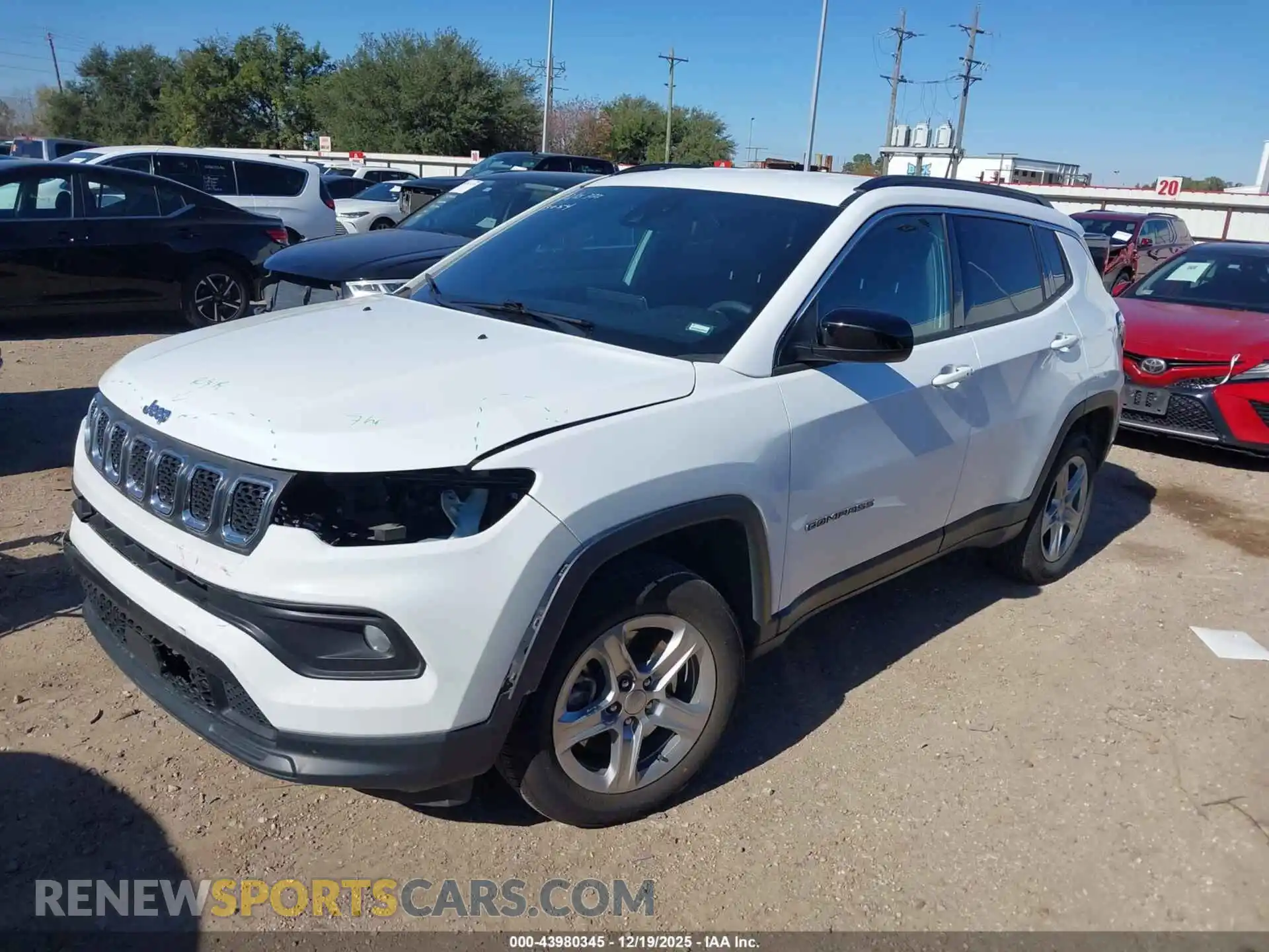 2 Photograph of a damaged car 3C4NJDBNXRT606134 JEEP COMPASS 2024
