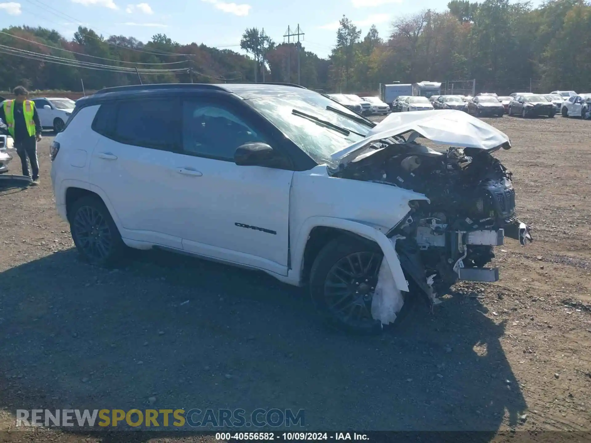 1 Photograph of a damaged car 3C4NJDCN0RT583459 JEEP COMPASS 2024