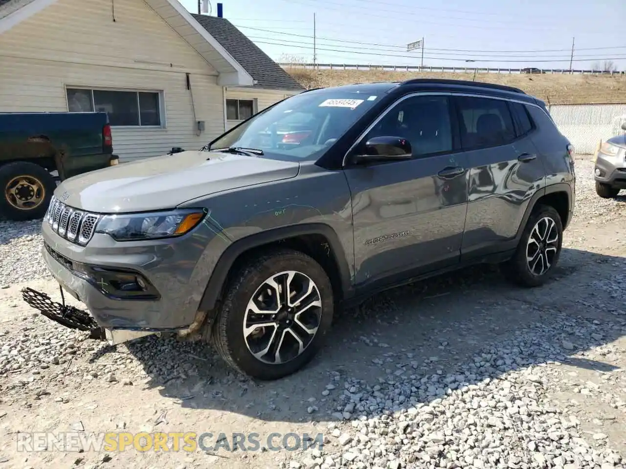 1 Photograph of a damaged car 3C4NJDCN0RT603127 JEEP COMPASS 2024