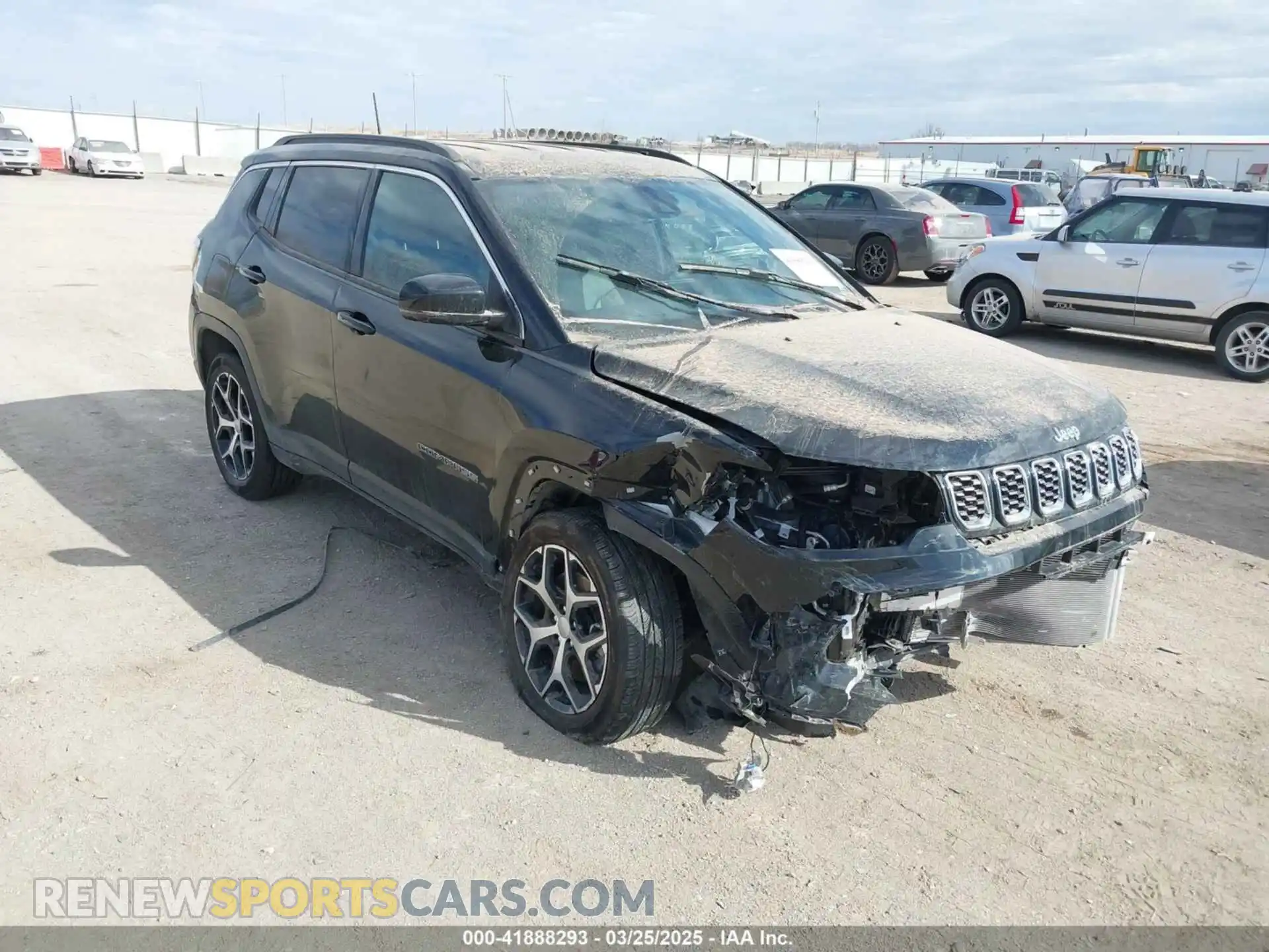 1 Photograph of a damaged car 3C4NJDCN1RT141676 JEEP COMPASS 2024